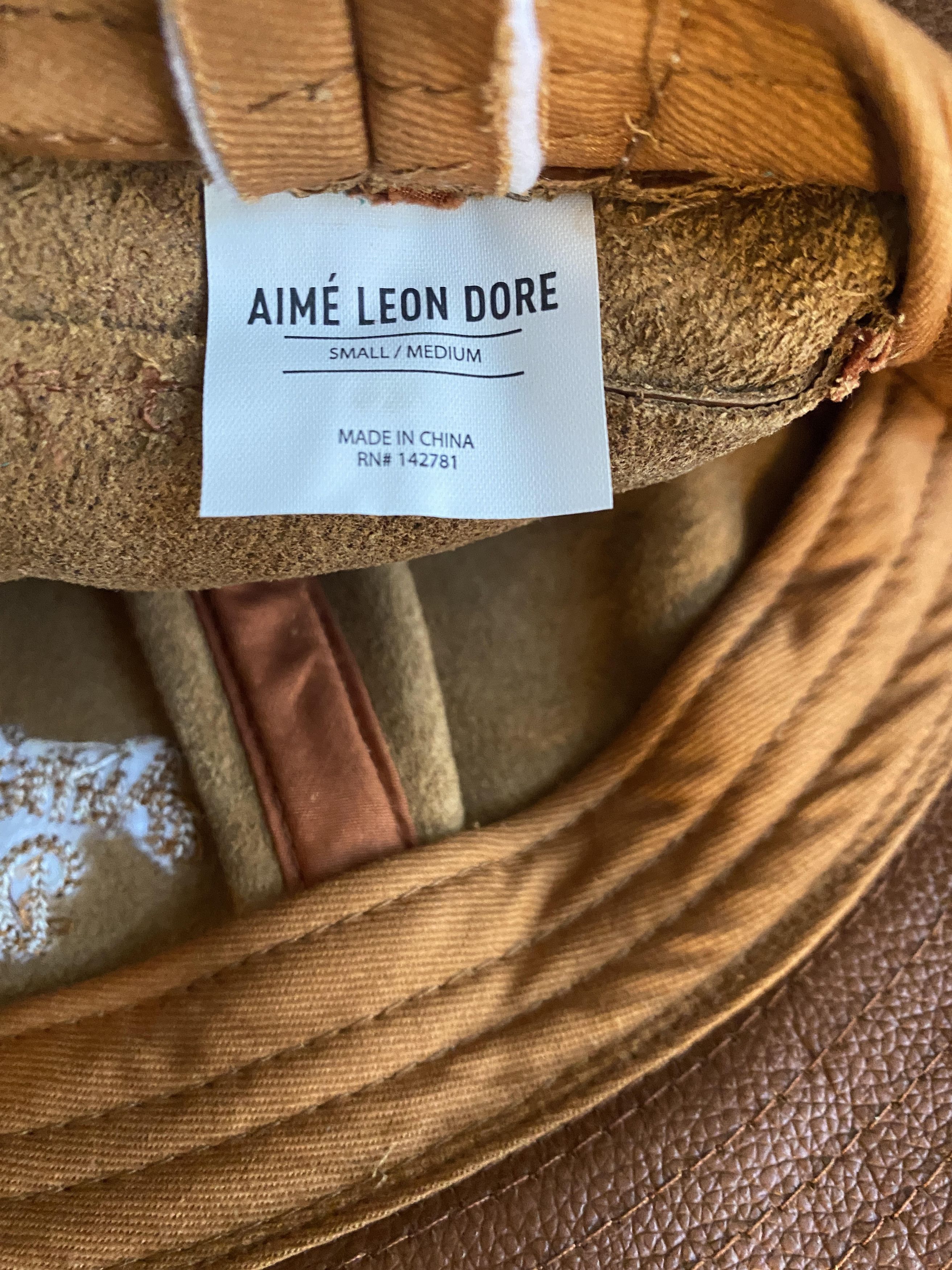 Aime Leon Dore [S/M] aime leon dore chain stitch leather bucket hat Size ONE SIZE - 6 Thumbnail