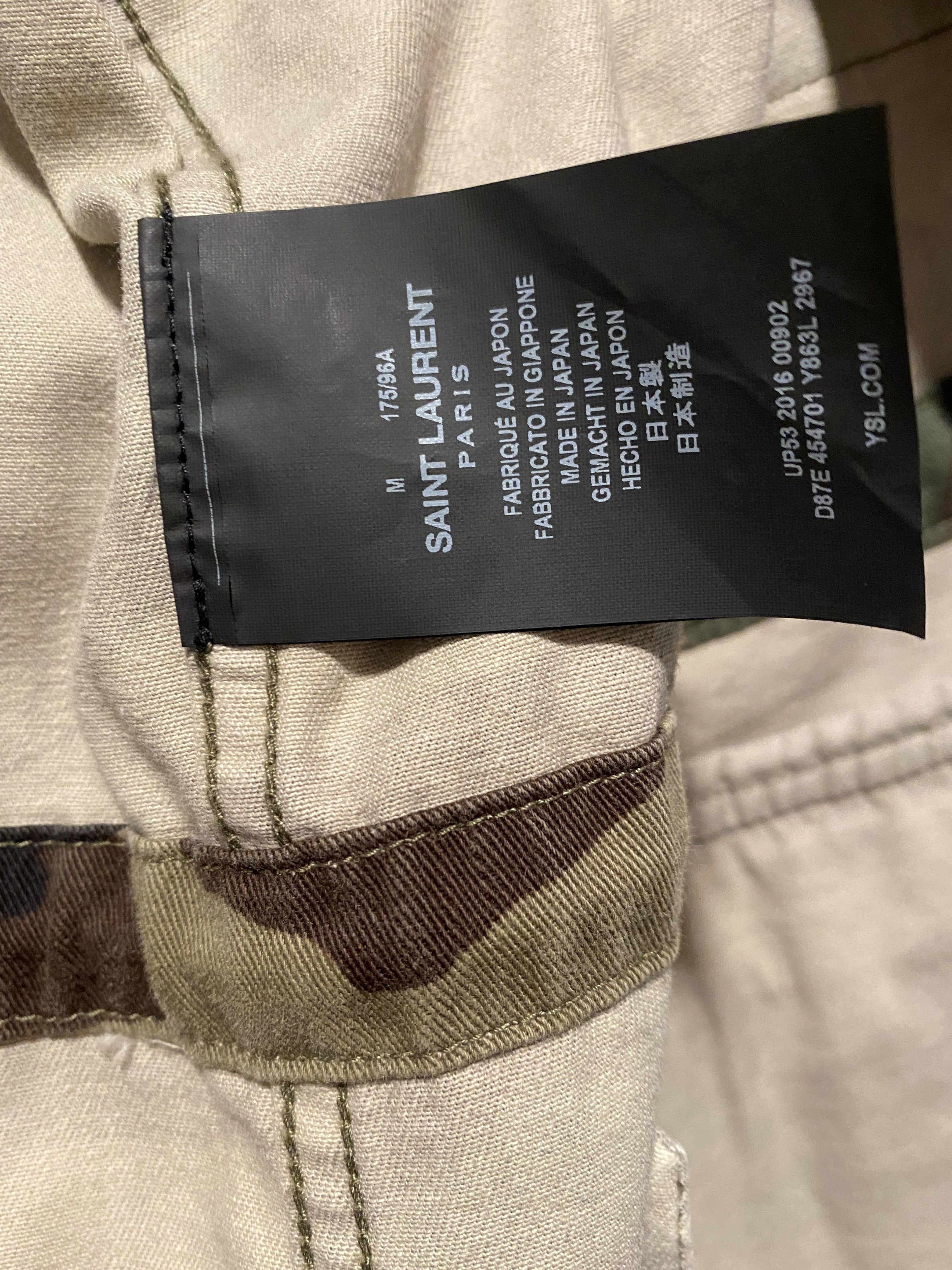 Yves Saint Laurent camouflage love embroidered parka jacket Size US M / EU 48-50 / 2 - 7 Thumbnail