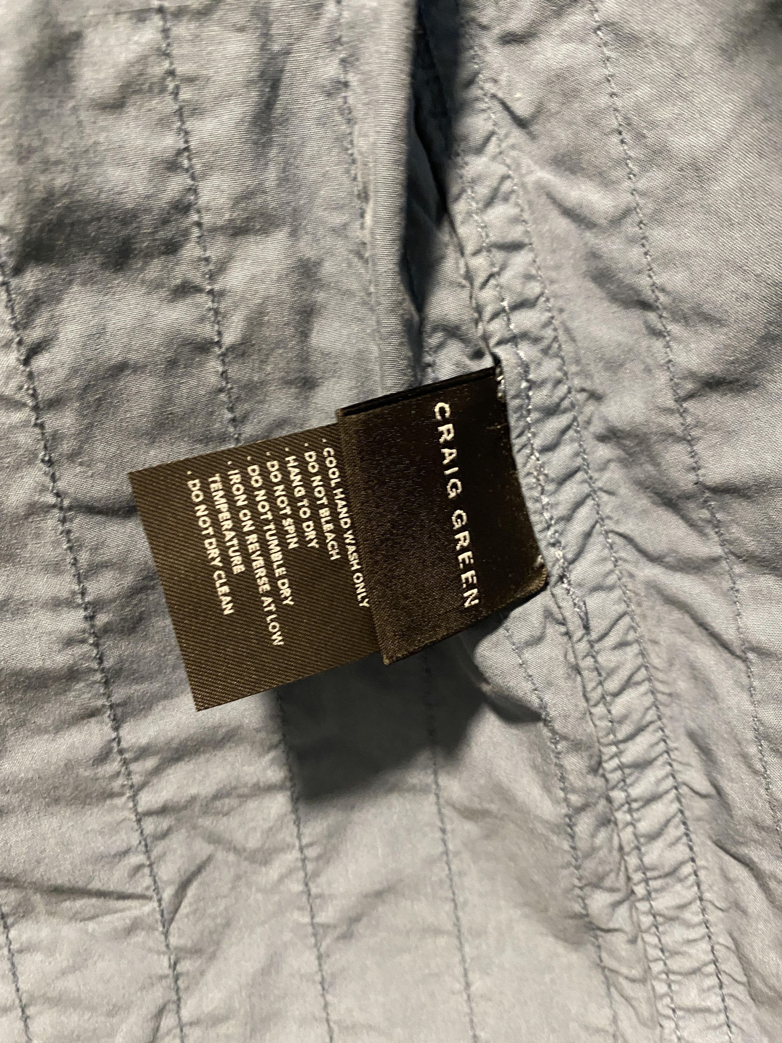 Craig Green new Craig green chore jacket navy quilted canvas cotton Size US M / EU 48-50 / 2 - 7 Thumbnail