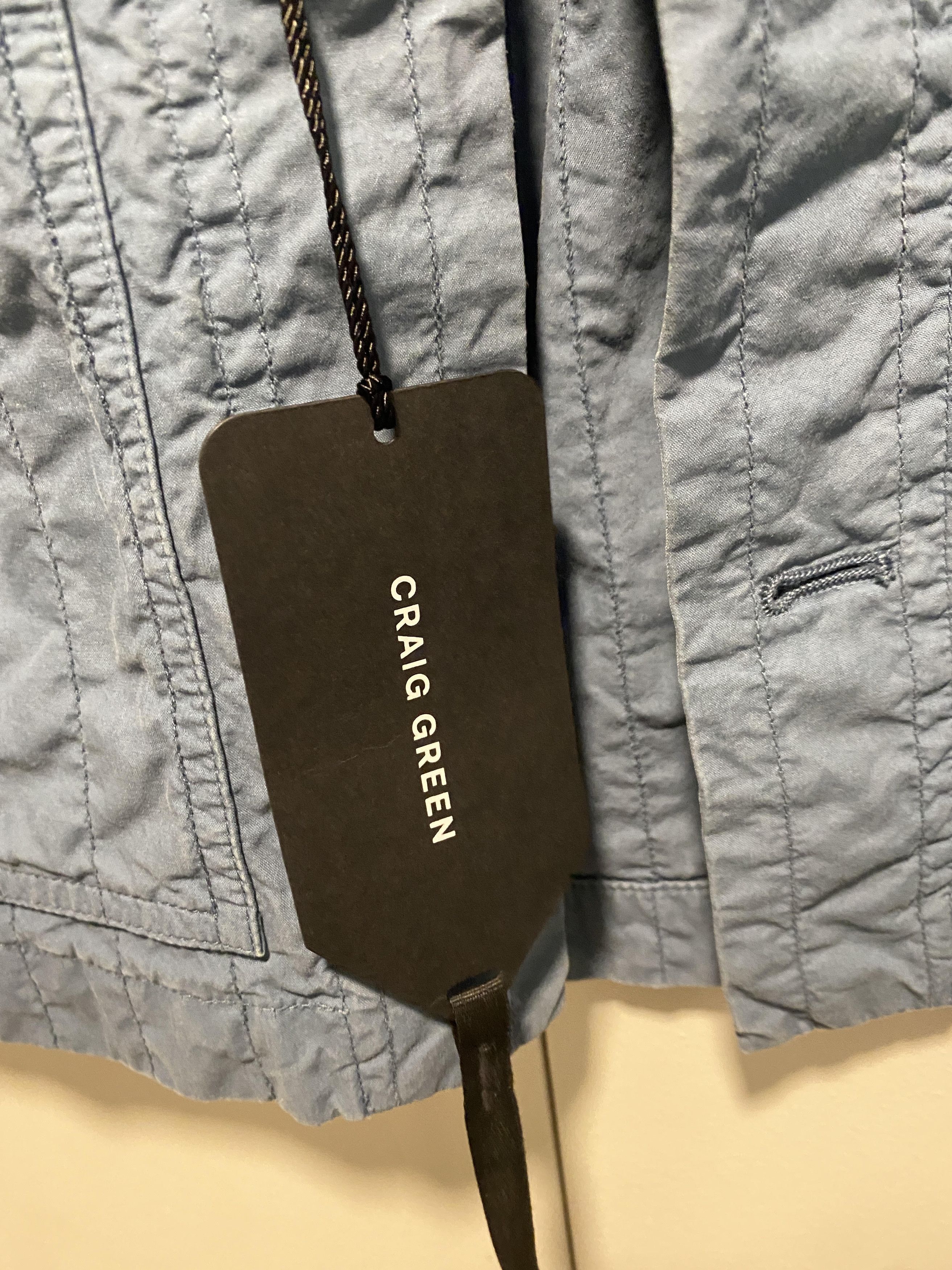 Craig Green new Craig green chore jacket navy quilted canvas cotton Size US M / EU 48-50 / 2 - 3 Thumbnail