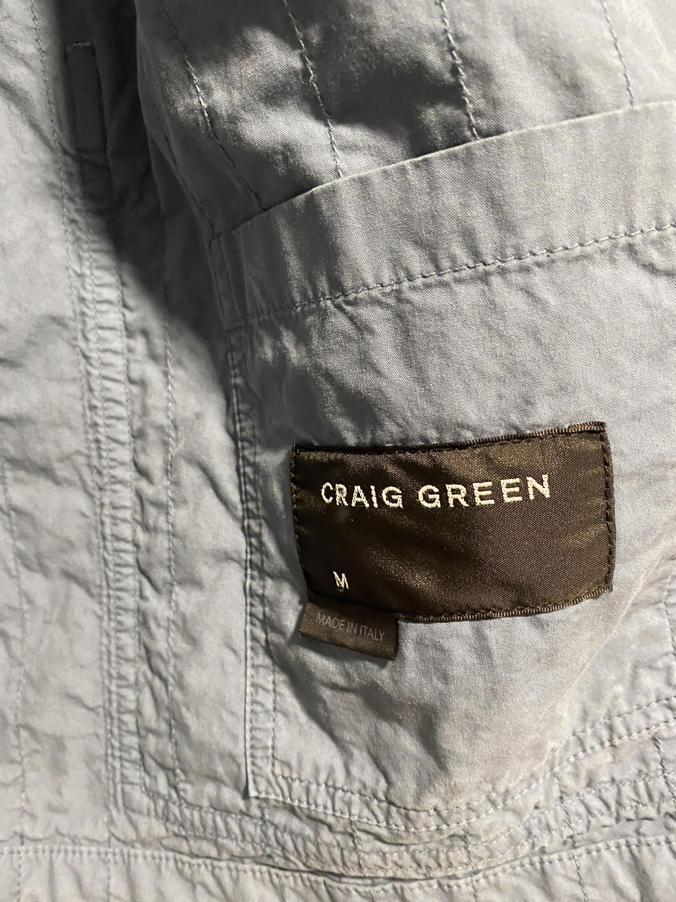 Craig Green new Craig green chore jacket navy quilted canvas cotton Size US M / EU 48-50 / 2 - 6 Thumbnail