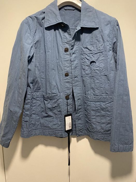 Craig Green new Craig green chore jacket navy quilted canvas cotton ...