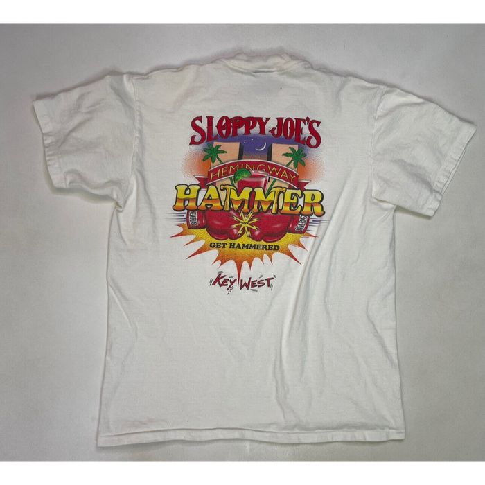 Vintage VINTAGE Sloppy Joe's Key West Boxy Fit T-shirt Men 90s | Grailed