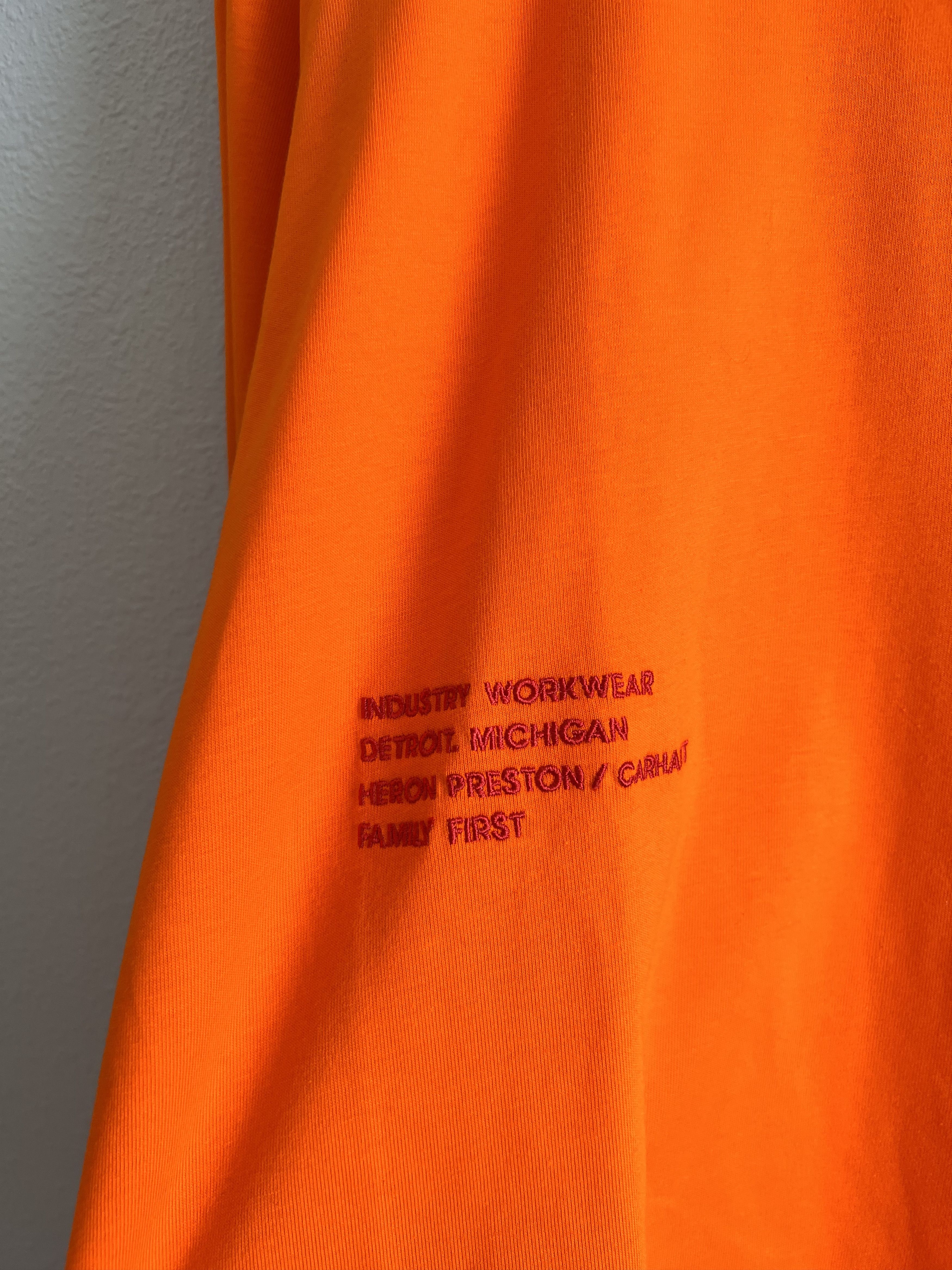 Carhartt Wip × Heron Preston Heron Preston Carhartt WIP Long Sleeve Shirt in Orange Size US S / EU 44-46 / 1 - 3 Thumbnail