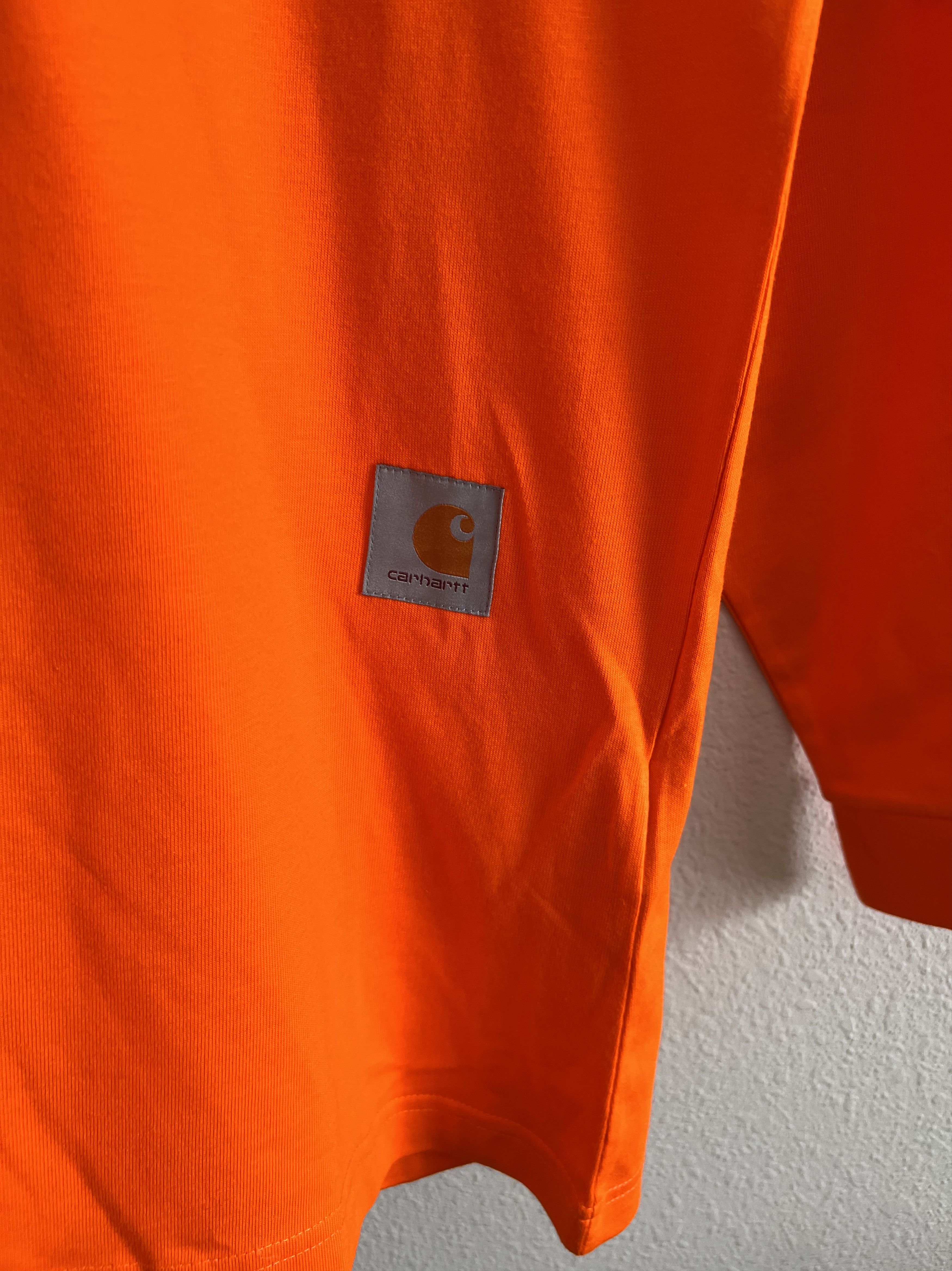 Carhartt Wip × Heron Preston Heron Preston Carhartt WIP Long Sleeve Shirt in Orange Size US S / EU 44-46 / 1 - 4 Thumbnail