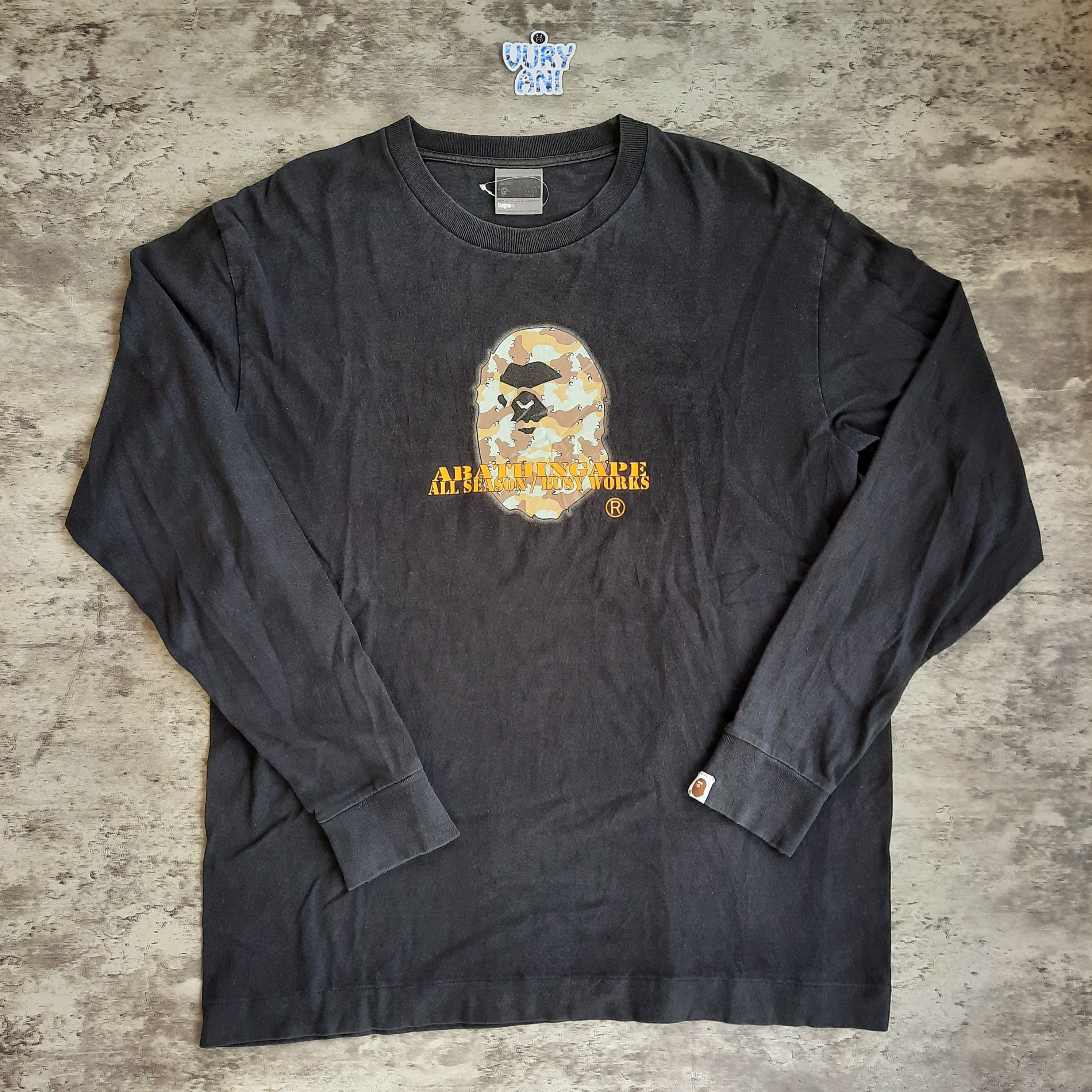 Bape ‼️LAST SALE‼️ Bape Head Camo All Season LS Tee Size US XL / EU 56 / 4 - 1 Thumbnail