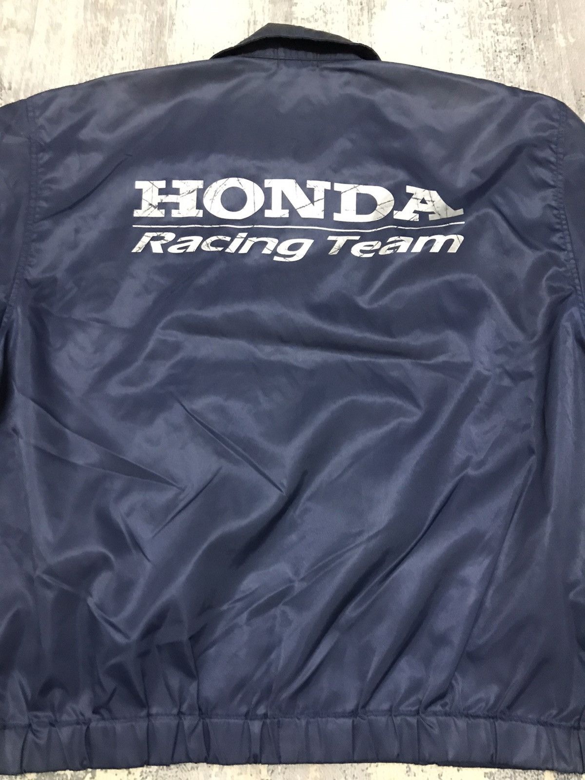 Vintage Vintage Honda Racing Team Big Logo Windbreaker Jacket Size US XL / EU 56 / 4 - 7 Thumbnail