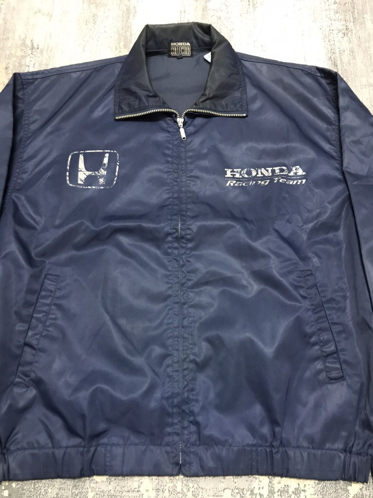 Vintage Vintage Honda Racing Team Big Logo Windbreaker Jacket Size US XL / EU 56 / 4 - 3 Thumbnail