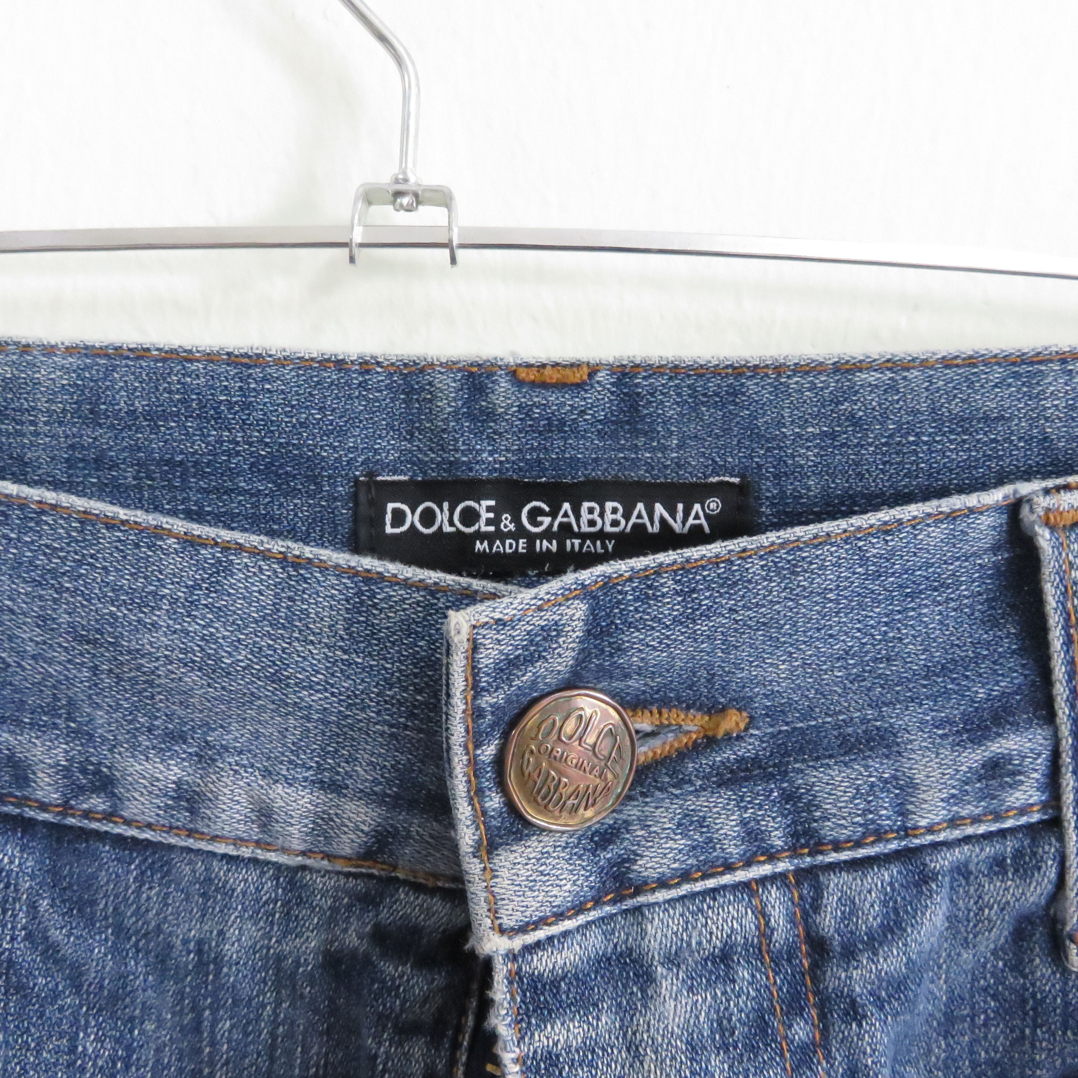 Dolce & Gabbana × Vintage Dolce & Gabbana Vintage Lampo Denim Jeans Size US 34 / EU 50 - 6 Thumbnail