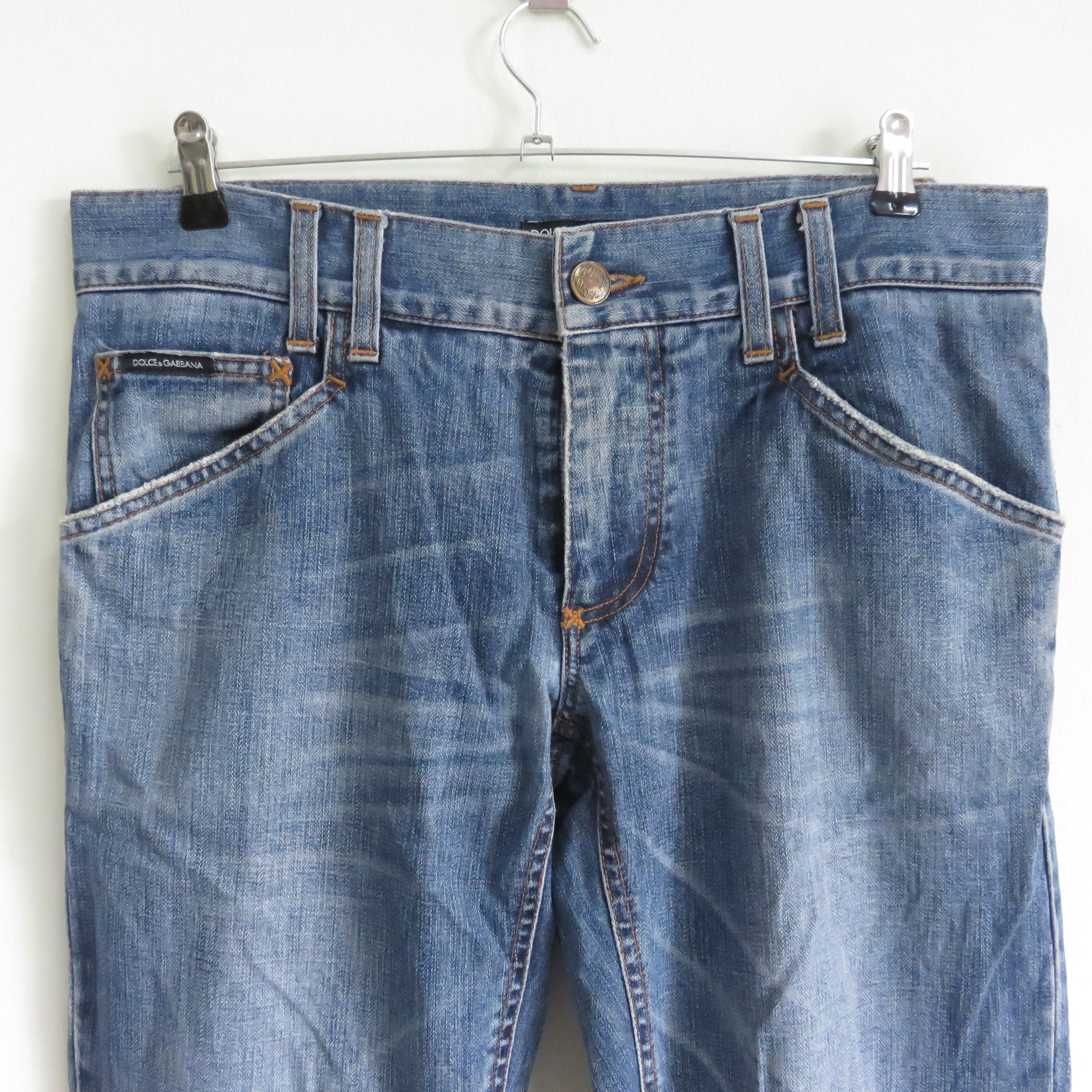 Dolce & Gabbana × Vintage Dolce & Gabbana Vintage Lampo Denim Jeans Size US 34 / EU 50 - 2 Thumbnail