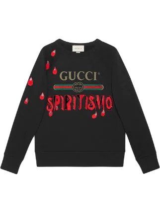 Gucci Gucci Spiritismo logo GG sweater crewneck Size US S / EU 44-46 / 1 - 11 Thumbnail