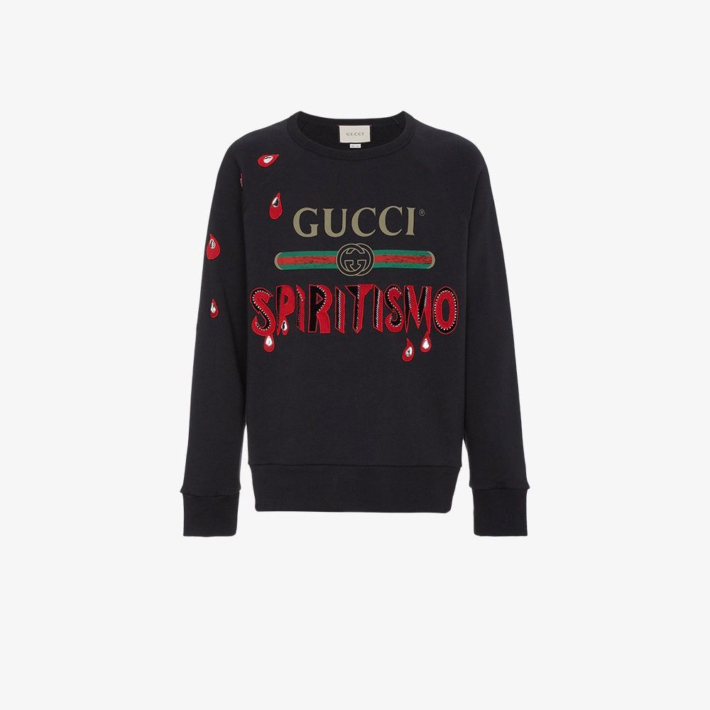 Gucci Gucci Spiritismo logo GG sweater crewneck Size US S / EU 44-46 / 1 - 16 Thumbnail
