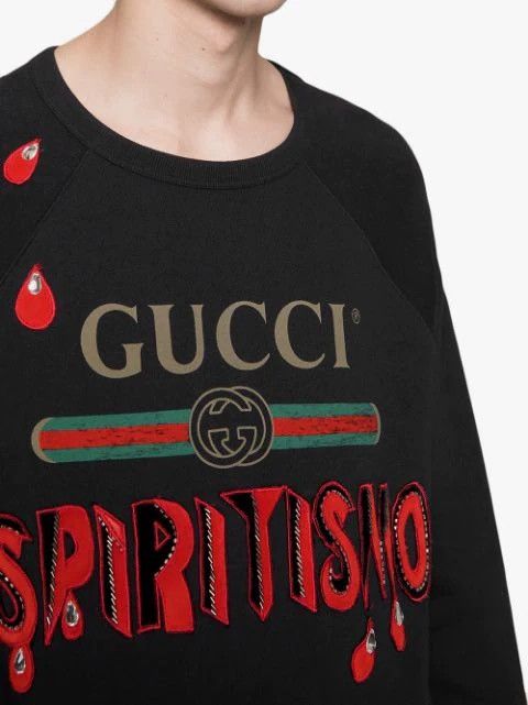 Gucci Gucci Spiritismo logo GG sweater crewneck Size US S / EU 44-46 / 1 - 15 Thumbnail