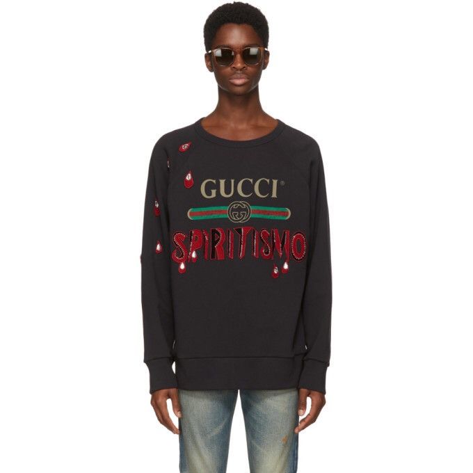Gucci Gucci Spiritismo logo GG sweater crewneck Size US S / EU 44-46 / 1 - 17 Thumbnail
