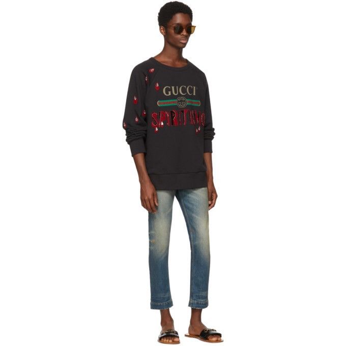 Gucci Gucci Spiritismo logo GG sweater crewneck Size US S / EU 44-46 / 1 - 22 Thumbnail