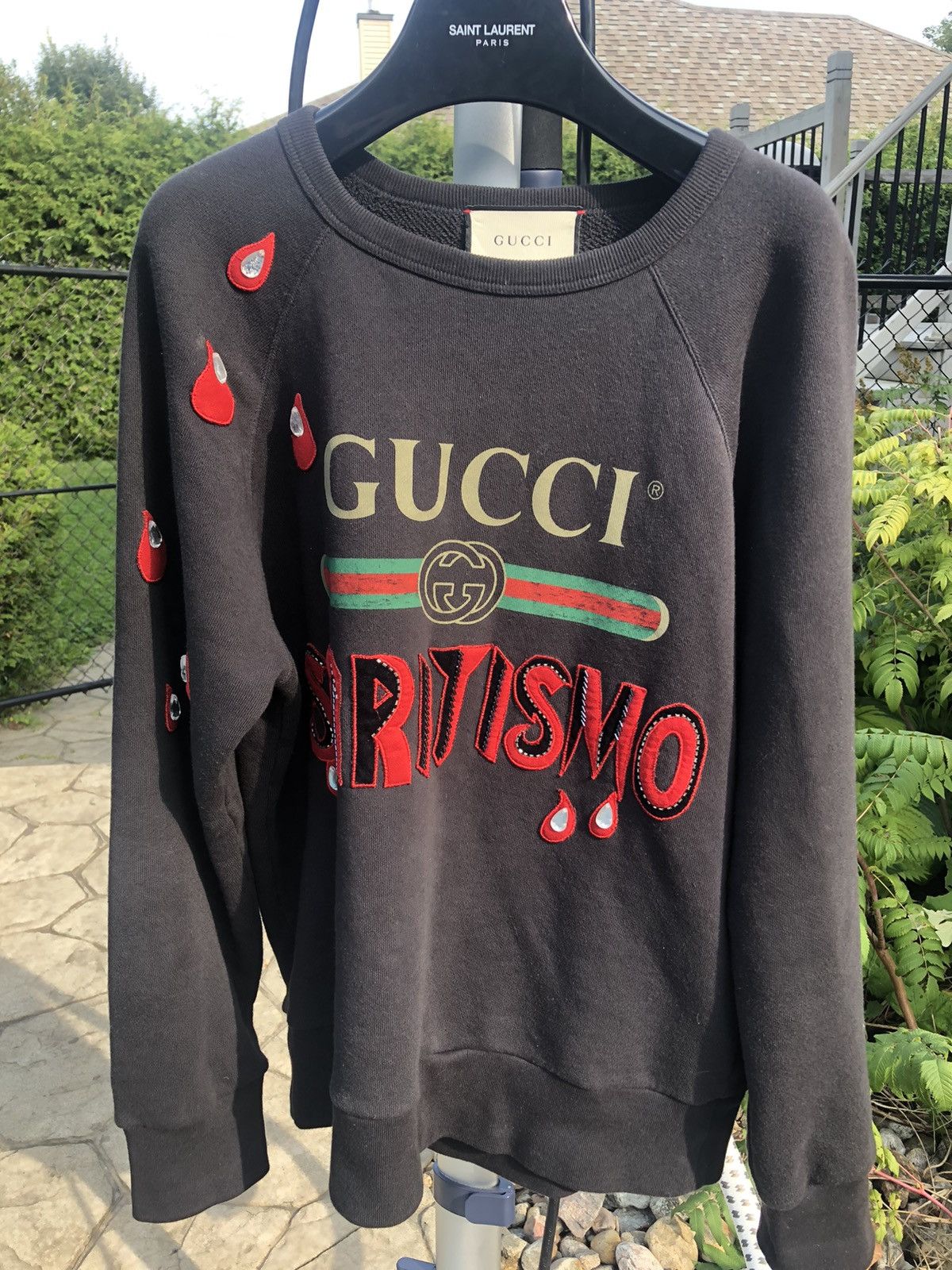 Gucci Gucci Spiritismo logo GG sweater crewneck Size US S / EU 44-46 / 1 - 3 Thumbnail
