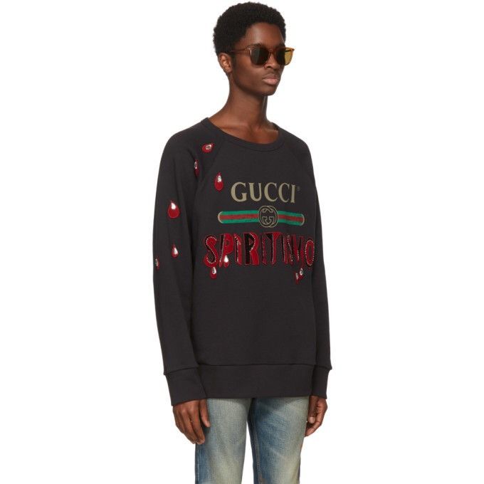 Gucci Gucci Spiritismo logo GG sweater crewneck Size US S / EU 44-46 / 1 - 19 Thumbnail