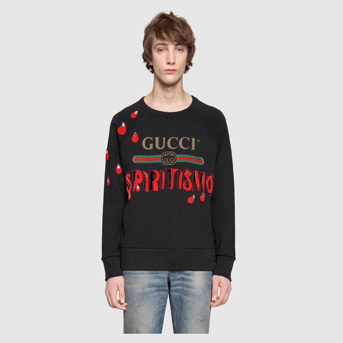 Gucci Gucci Spiritismo logo GG sweater crewneck Size US S / EU 44-46 / 1 - 12 Thumbnail
