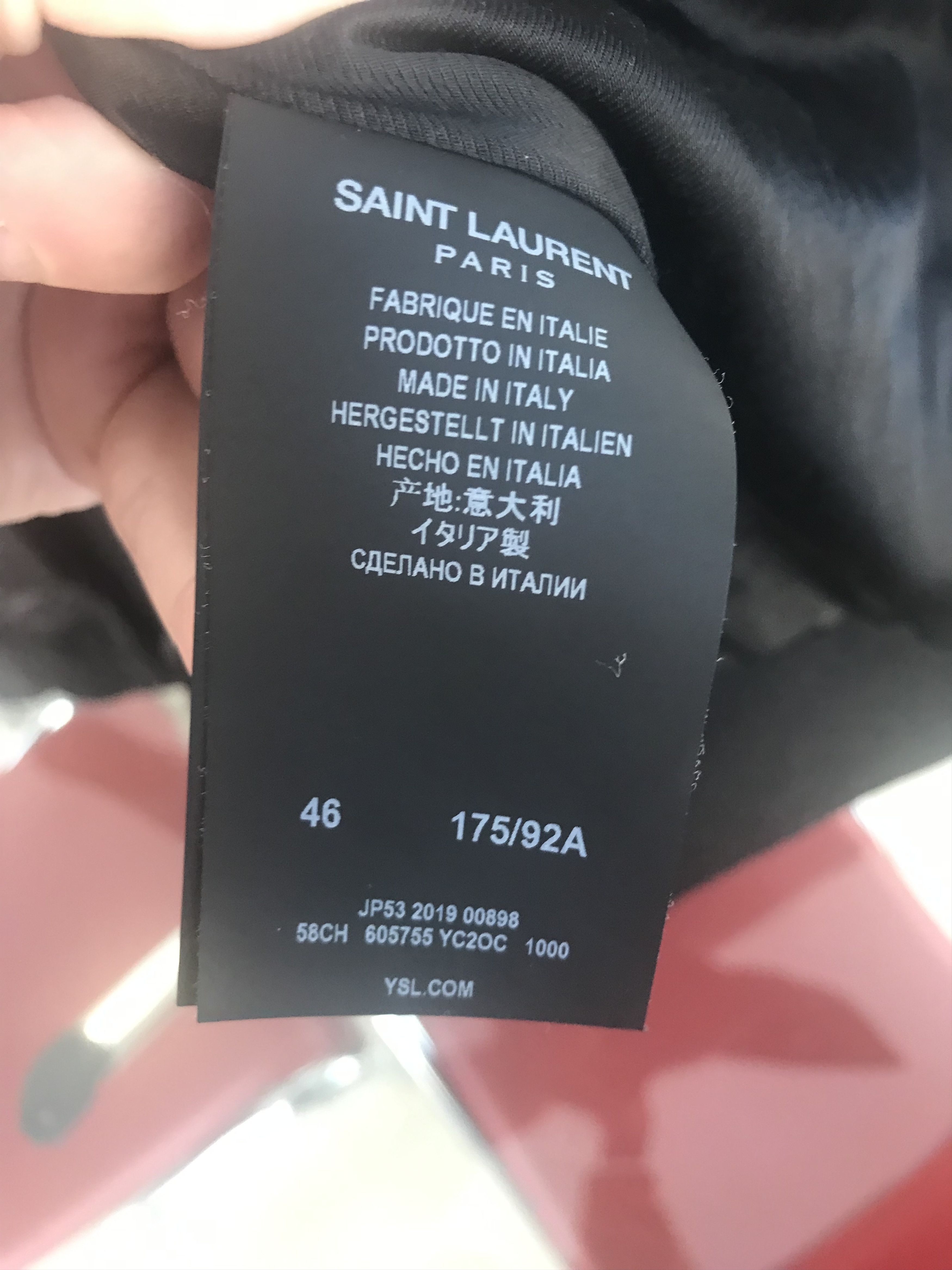 Hedi Slimane × Saint Laurent Paris Saint Laurent Leather Trucker jacket Size US S / EU 44-46 / 1 - 9 Thumbnail