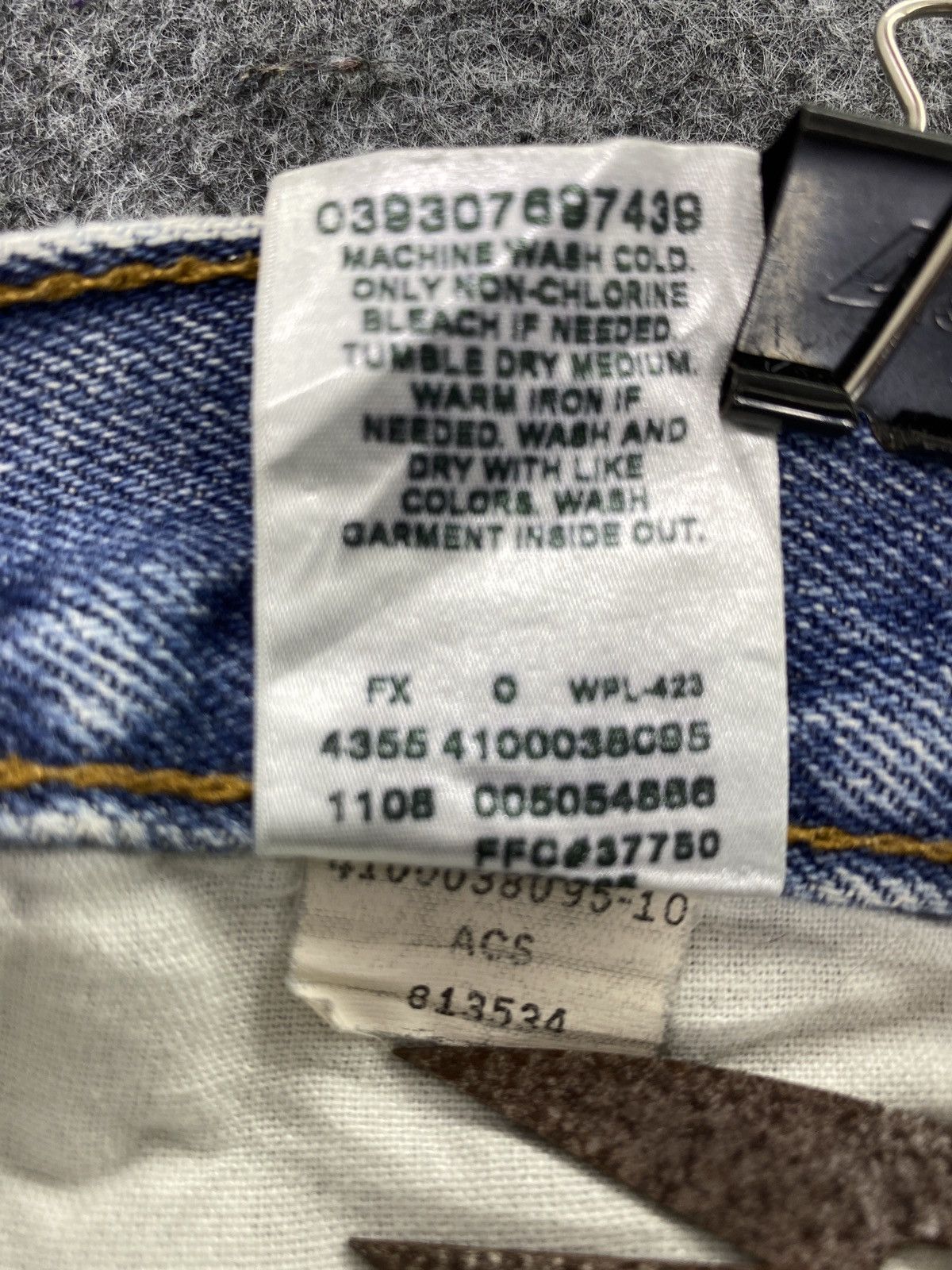 Levi's Vintage Levi's 505 Jeans Single’R’ Blue Wash 36x32 - J761 Size US 36 / EU 52 - 6 Thumbnail