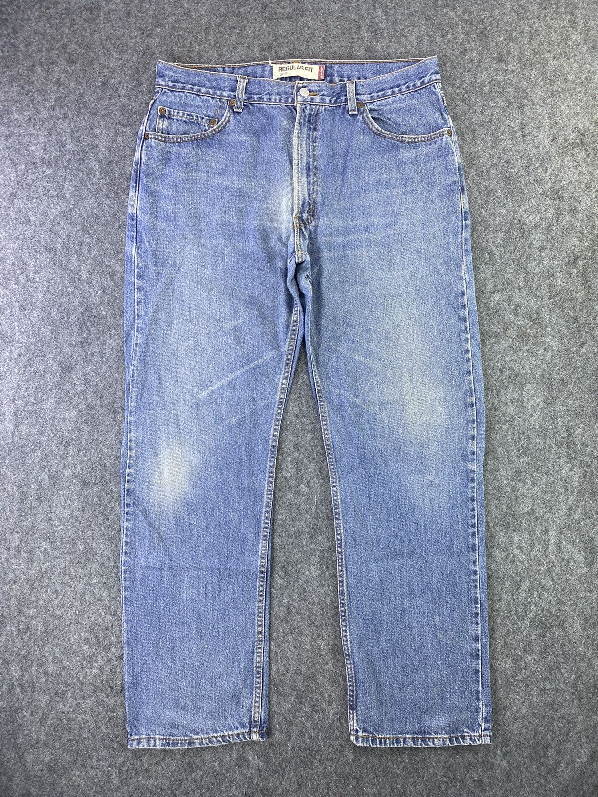 Vintage Levis 505 Jeans Single’R’ Blue Wash 36x32 - J761