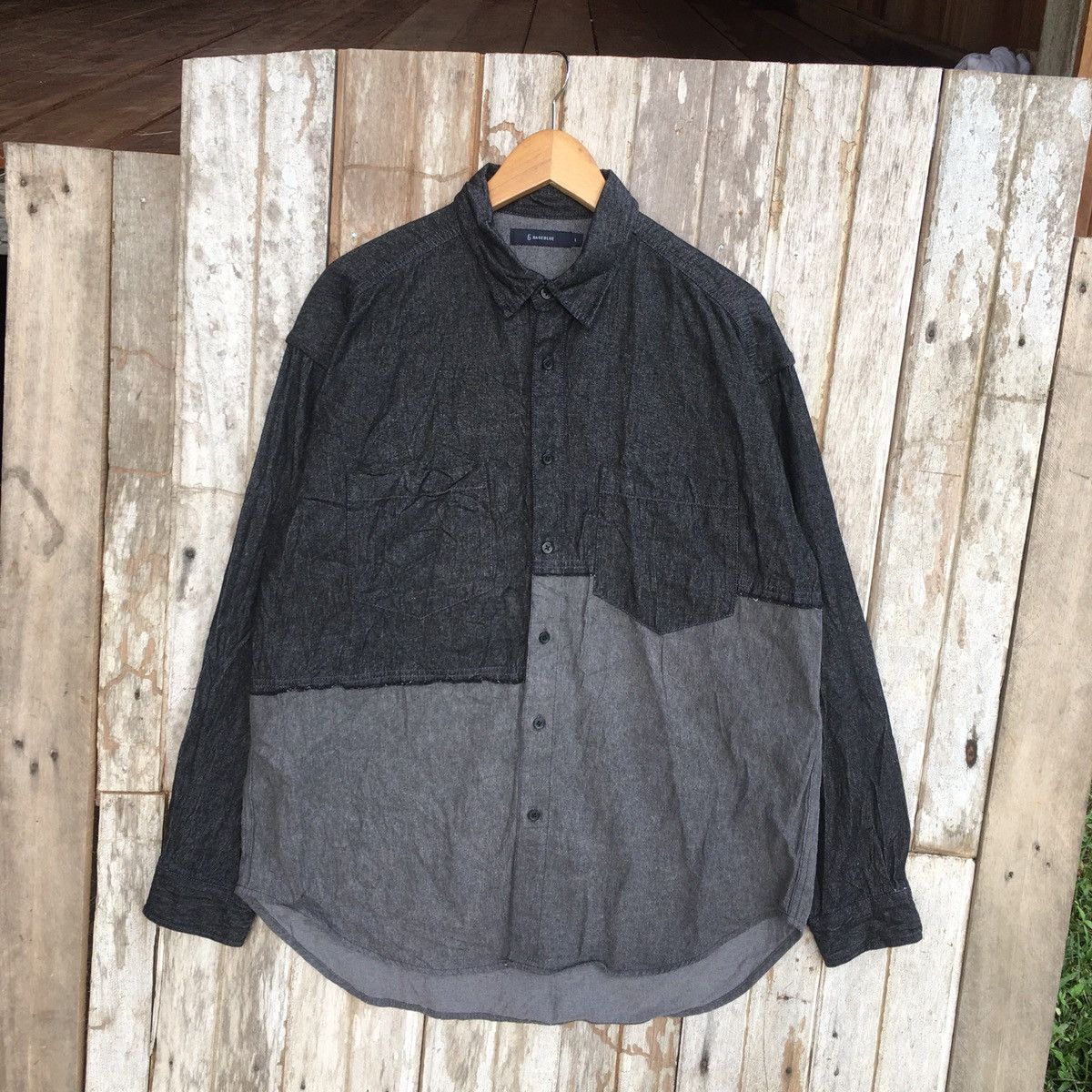 Japanese Brand Vintage Rageblue japanese brand button up Size US L / EU 52-54 / 3 - 1 Thumbnail