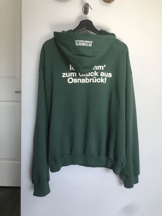 Vetements store tourist hoodie