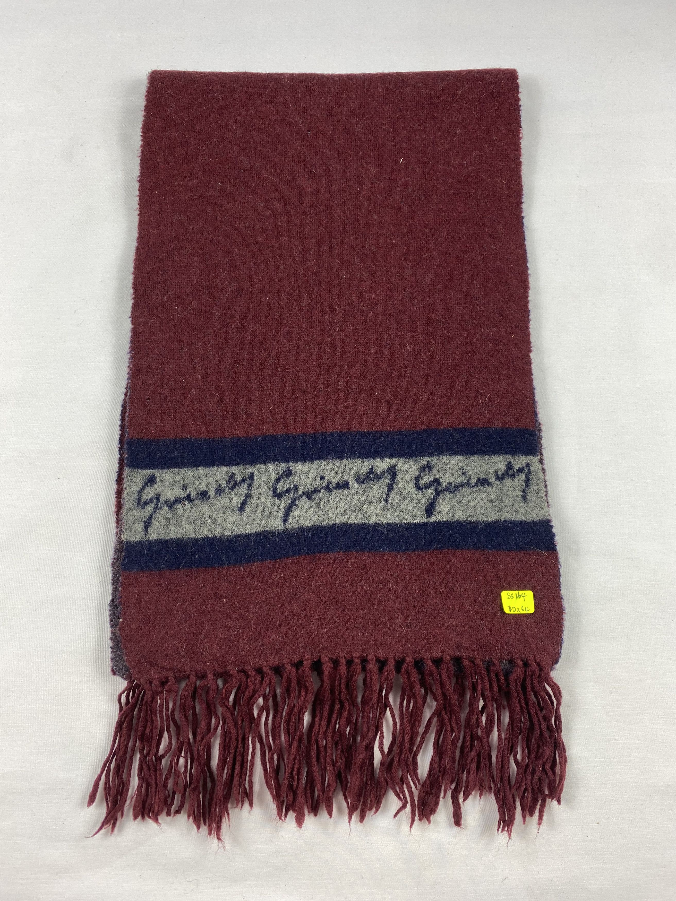 Vintage Givenchy Scarf / Muffler / Neckwear Wool Size ONE SIZE - 3 Thumbnail