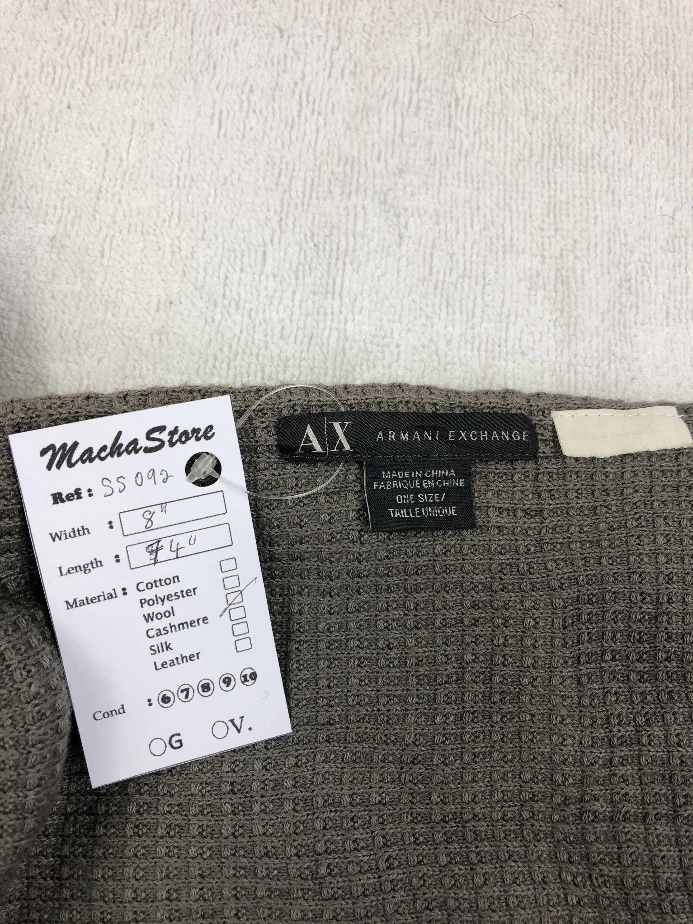 Armani Exchange Armani Exchange Scarf / Muffler / Neckwear Size ONE SIZE - 4 Thumbnail