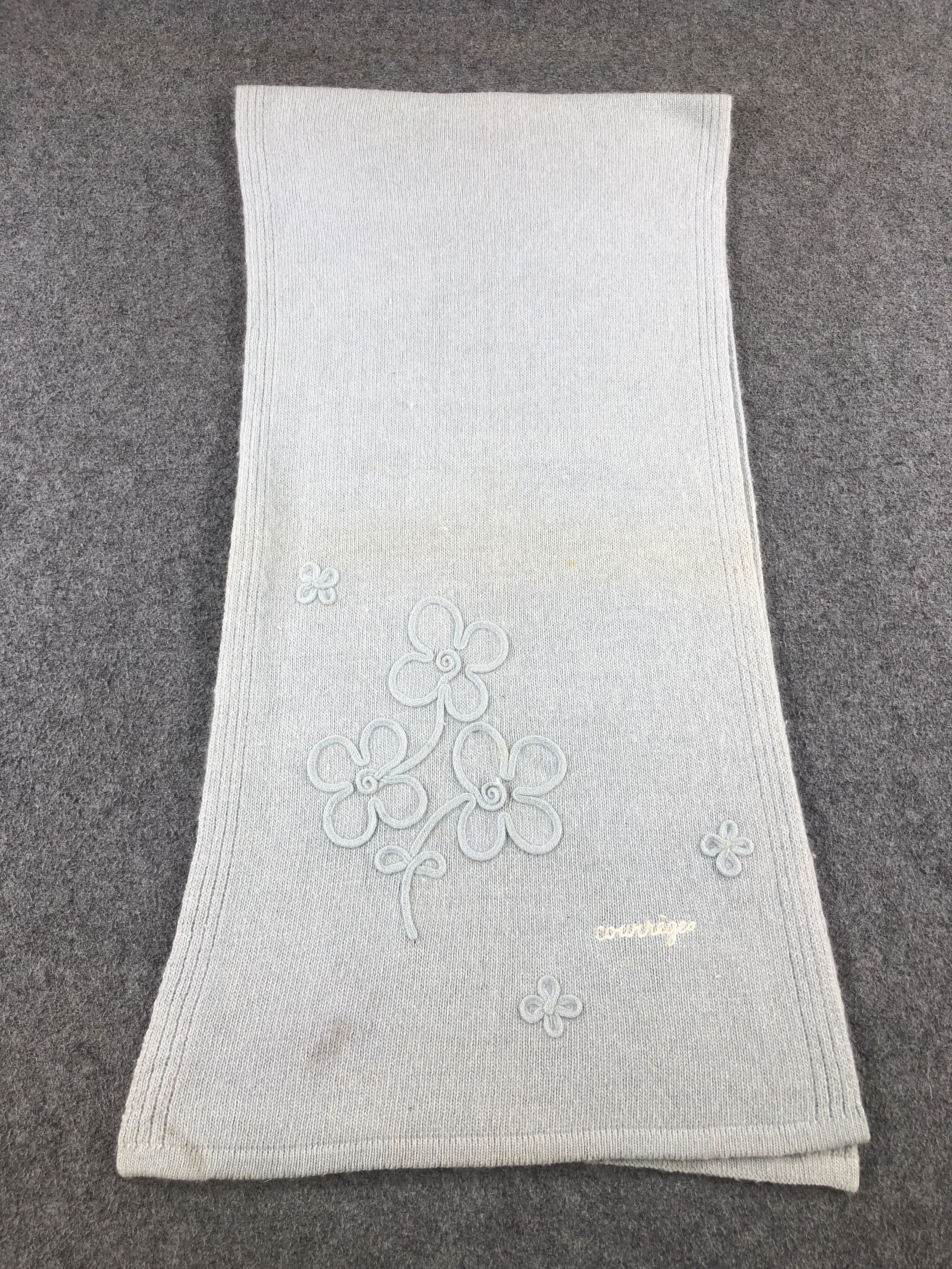 Courreges Courreges Scarf / Muffler / Neckwear Size ONE SIZE - 3 Thumbnail