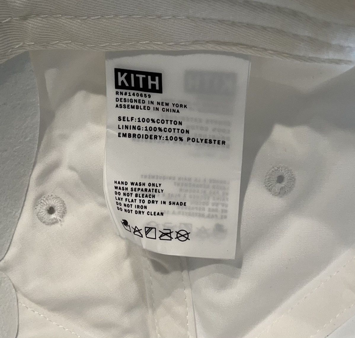 Kith Kith x Cocoa Puffs Logo Dad Hat Adjustable White Brown Size ONE SIZE - 8 Thumbnail