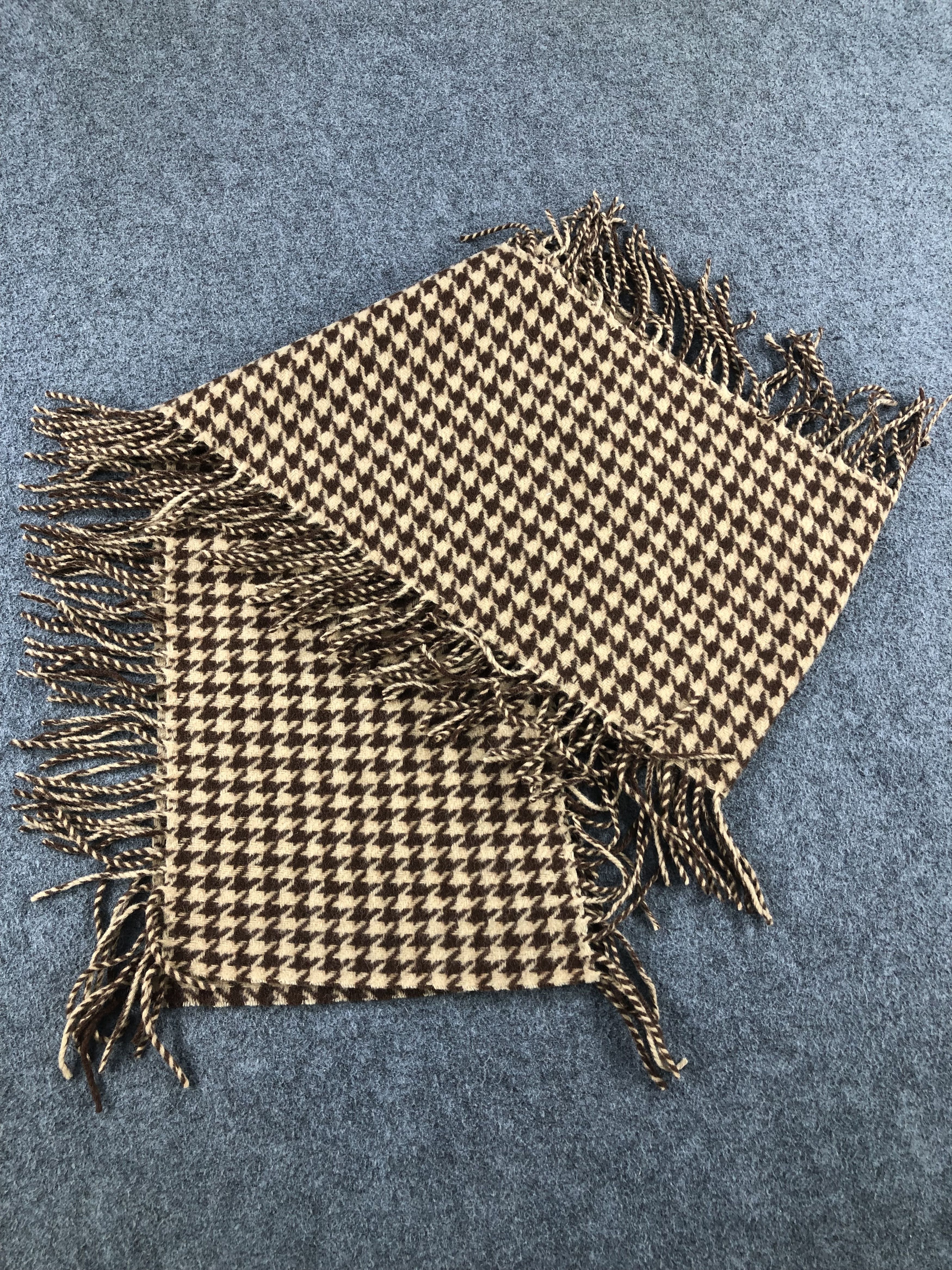 Michel Klein Michel Klein Houndstooth Scarf / Muffler / Neckwear Size ONE SIZE - 4 Thumbnail