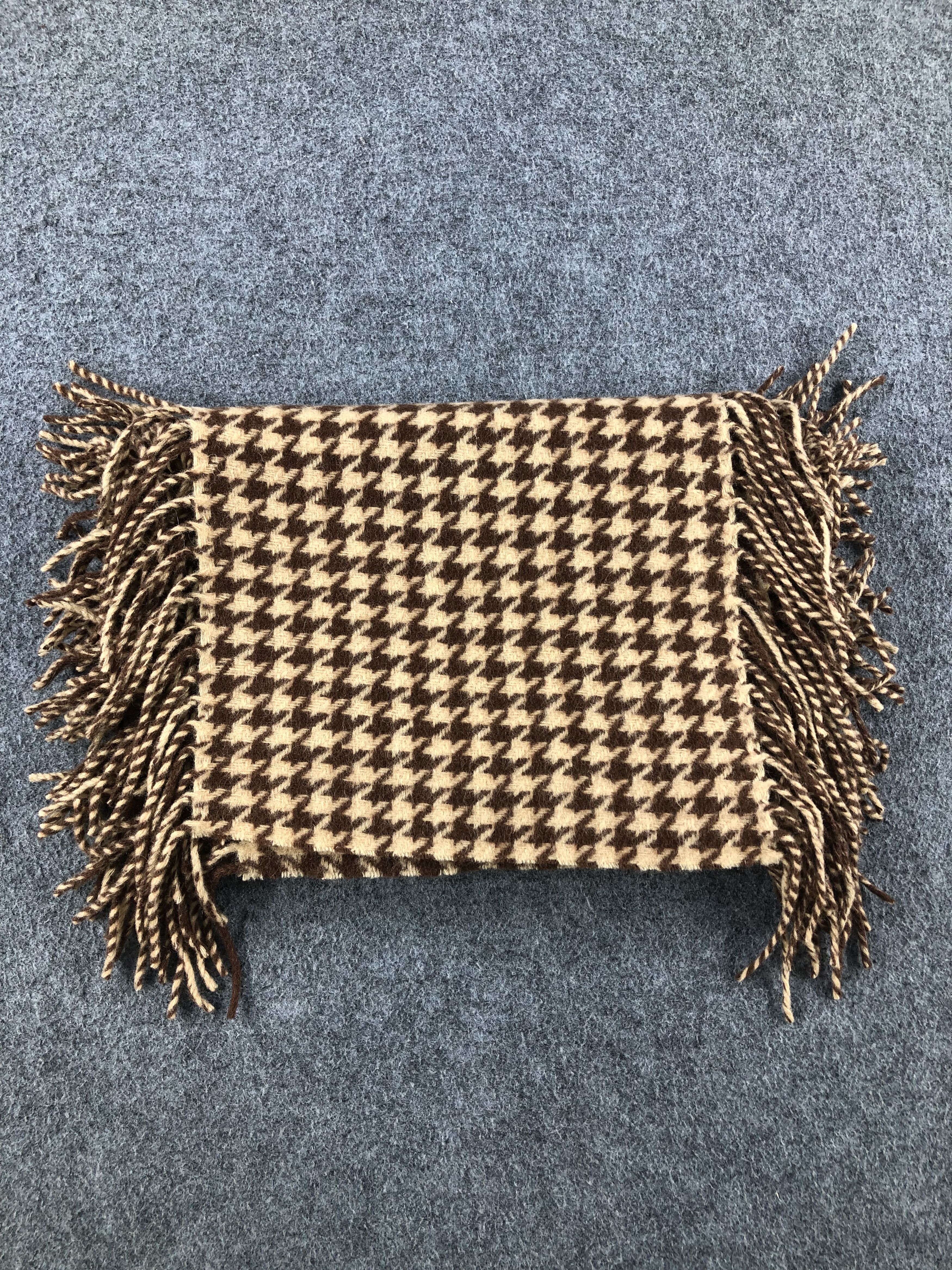 Michel Klein Michel Klein Houndstooth Scarf / Muffler / Neckwear Size ONE SIZE - 5 Thumbnail