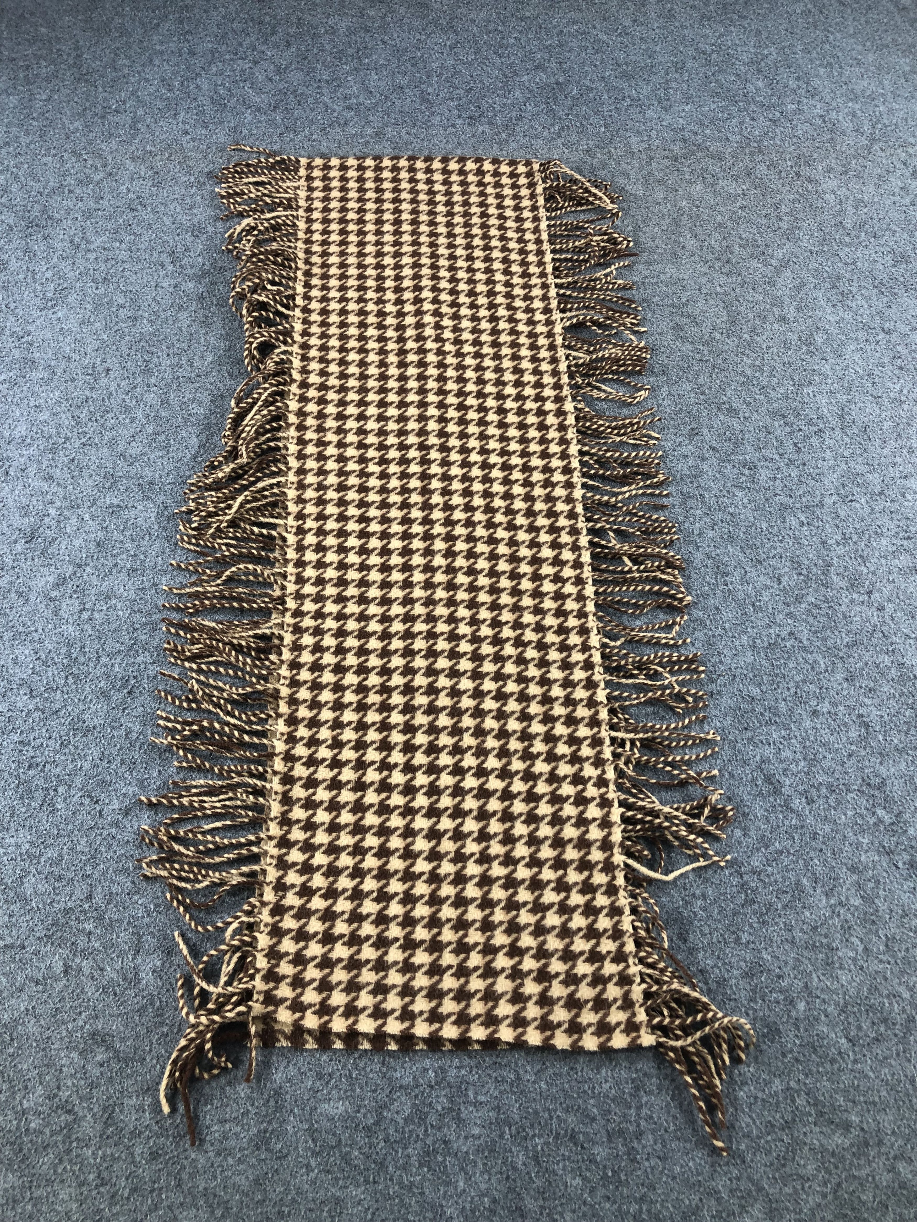 Michel Klein Michel Klein Houndstooth Scarf / Muffler / Neckwear Size ONE SIZE - 2 Thumbnail