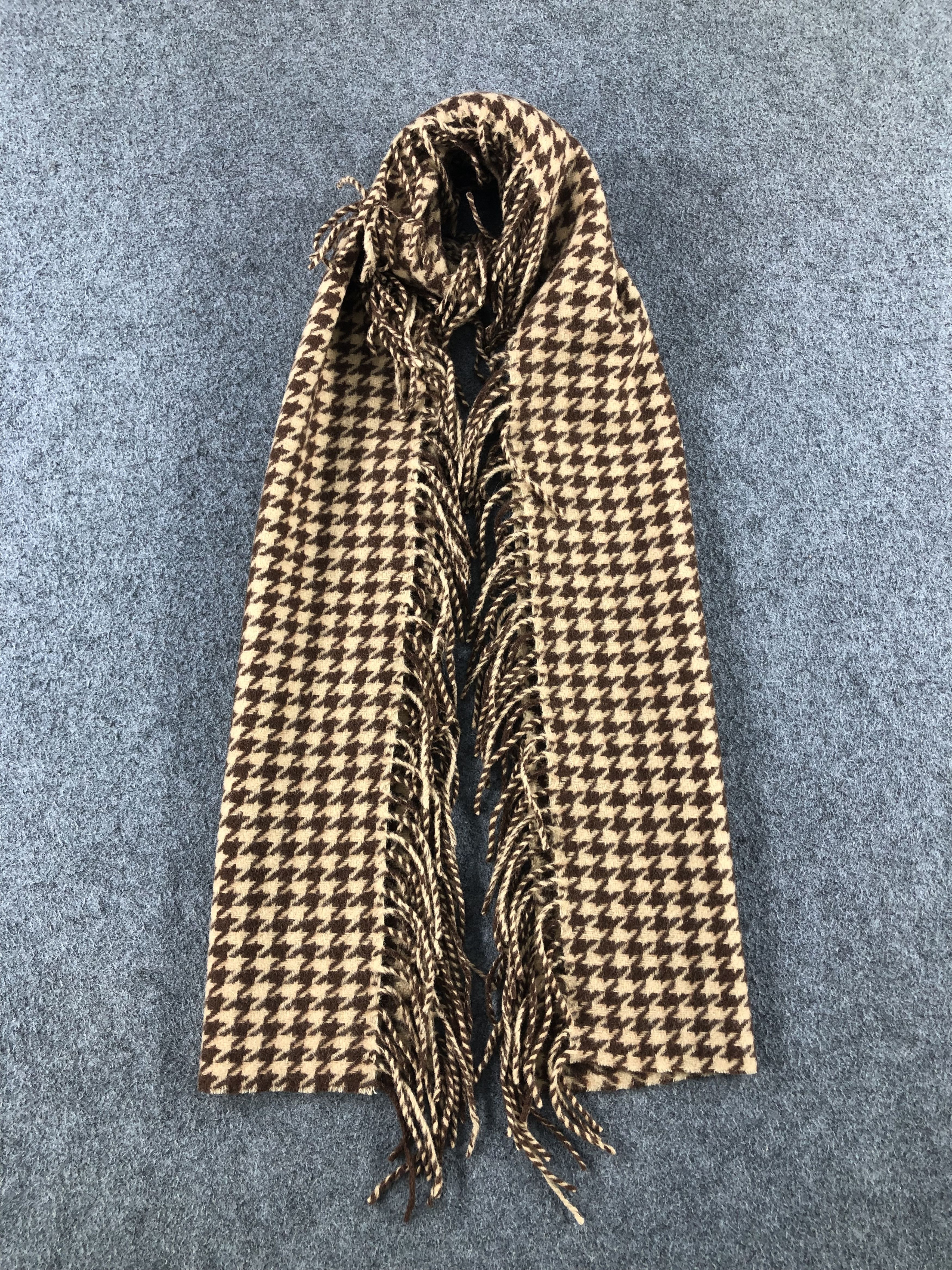Michel Klein Michel Klein Houndstooth Scarf / Muffler / Neckwear Size ONE SIZE - 1 Thumbnail