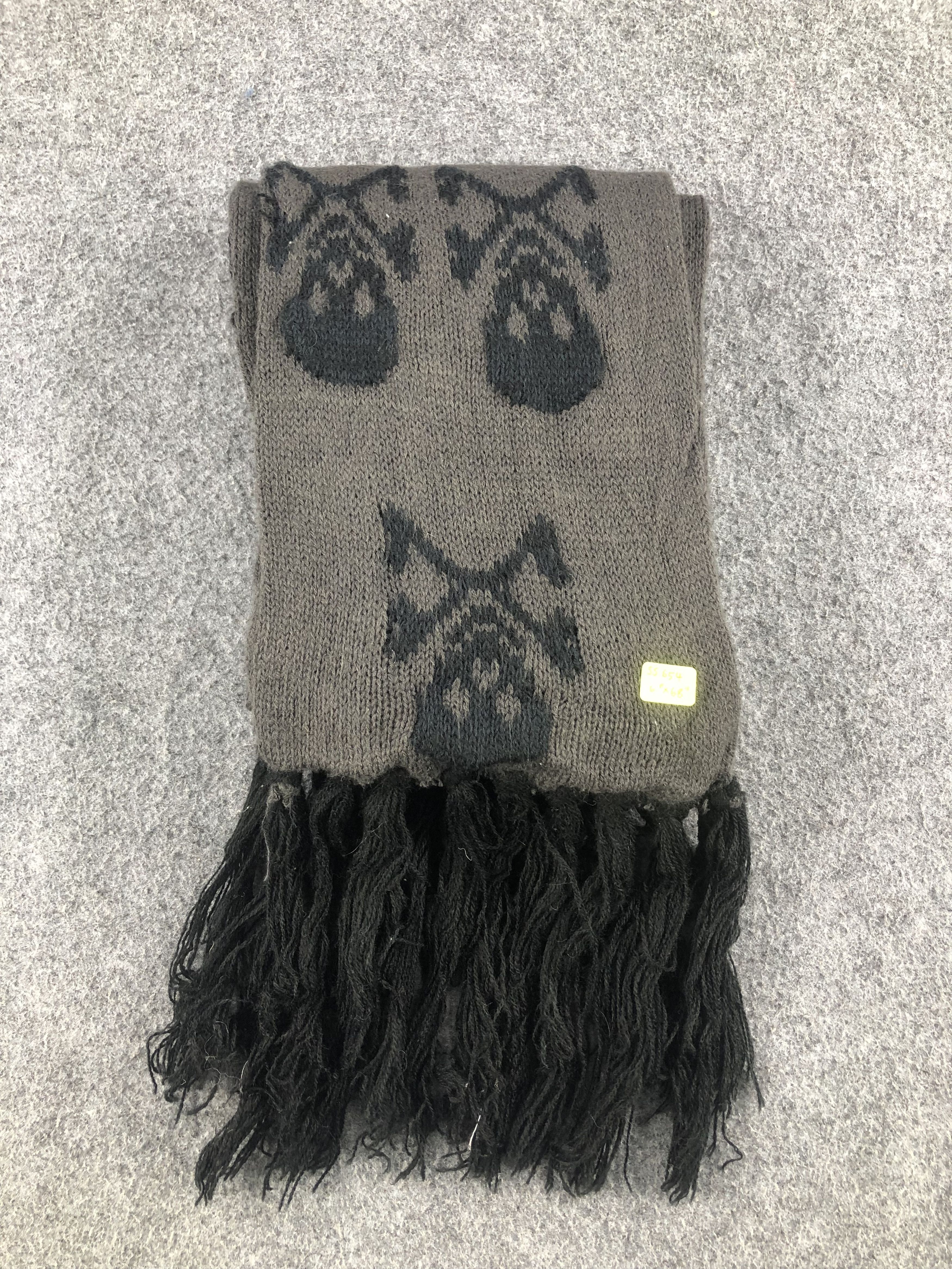 Vintage Skulls Design Scarf / Muffler / Neckwear Size ONE SIZE - 4 Thumbnail