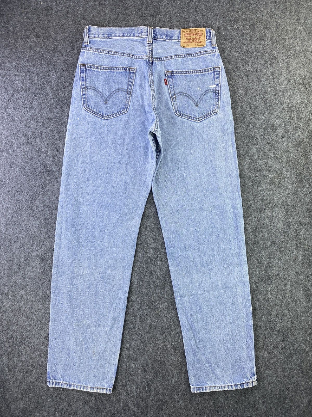 Levi's Vintage Levi's 550 Jeans Blue Wash - J765 Size US 33 - 2 Thumbnail
