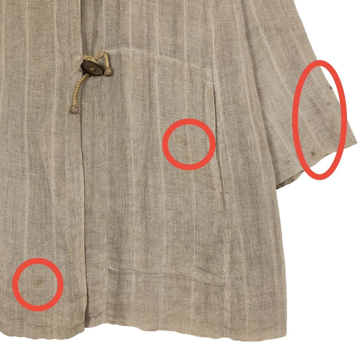 Issey Miyake Vintage 90s Issey Miyake Permanente Hemp Light Jacket Size US L / EU 52-54 / 3 - 11 Thumbnail