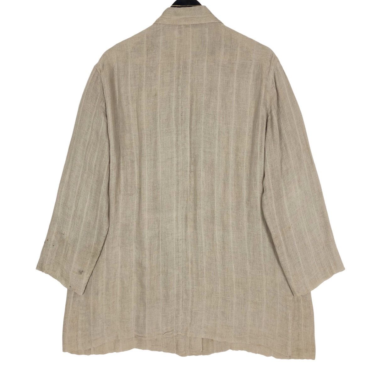 Issey Miyake Vintage 90s Issey Miyake Permanente Hemp Light Jacket Size US L / EU 52-54 / 3 - 15 Thumbnail