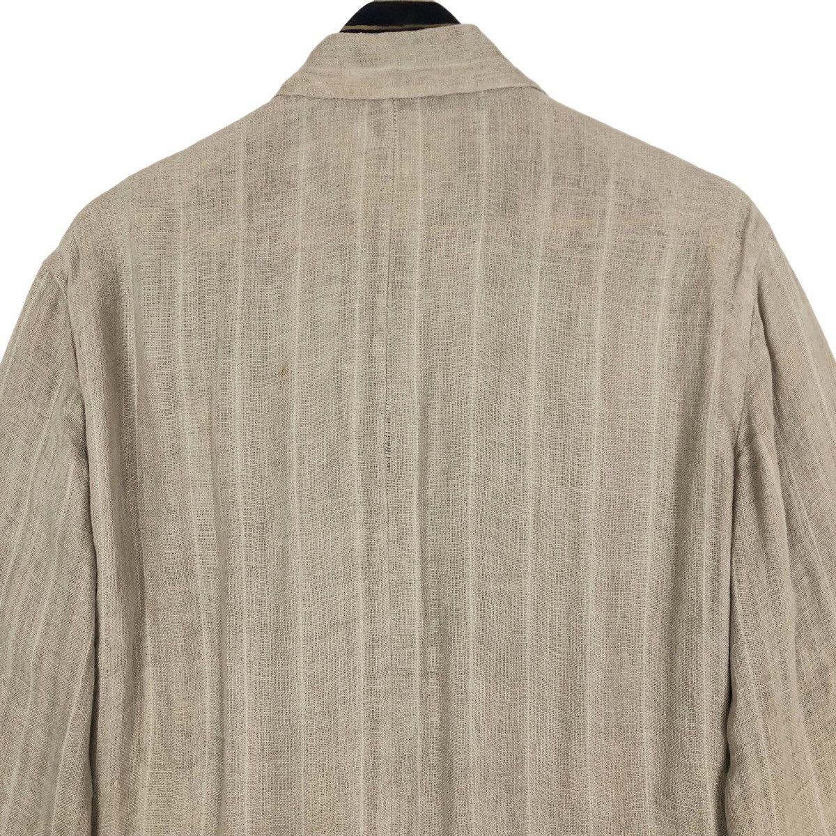 Issey Miyake Vintage 90s Issey Miyake Permanente Hemp Light Jacket Size US L / EU 52-54 / 3 - 16 Thumbnail