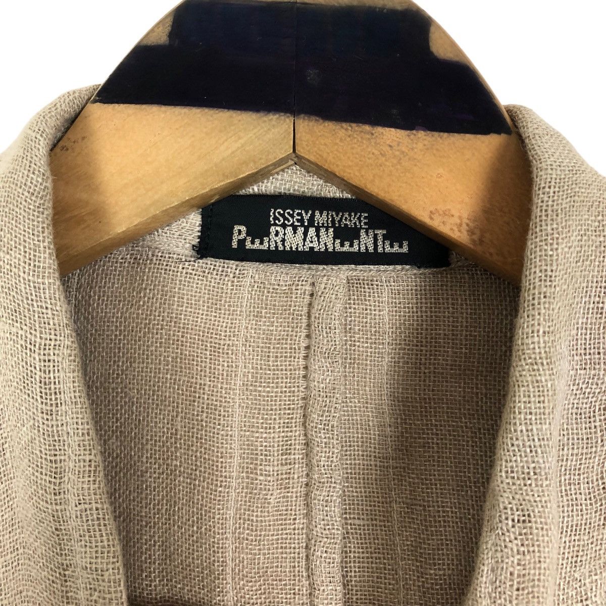 Issey Miyake Vintage 90s Issey Miyake Permanente Hemp Light Jacket Size US L / EU 52-54 / 3 - 6 Thumbnail