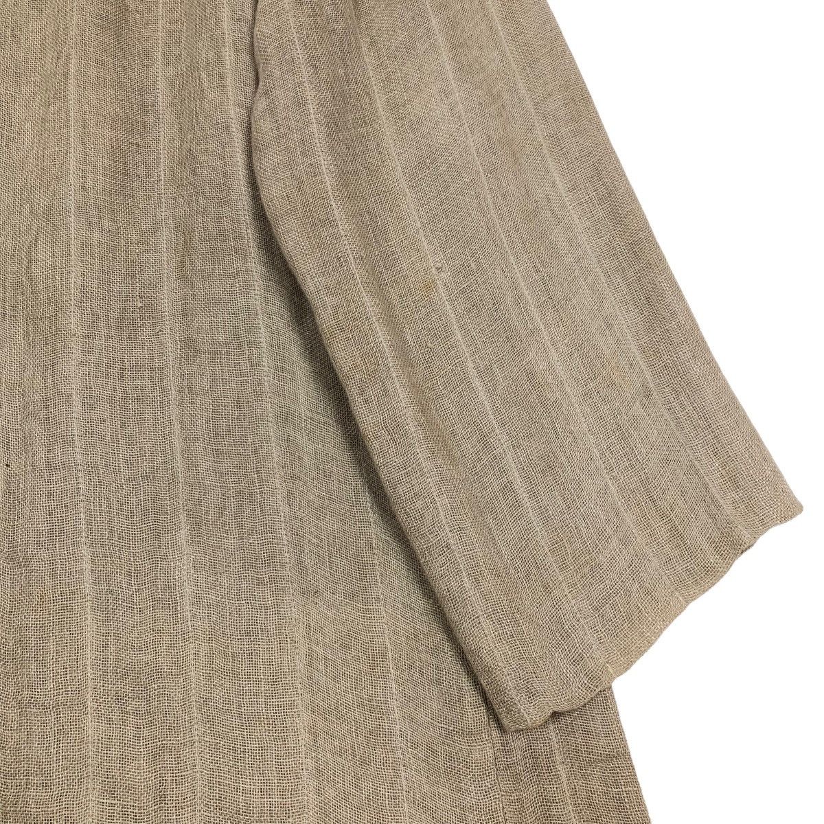 Issey Miyake Vintage 90s Issey Miyake Permanente Hemp Light Jacket Size US L / EU 52-54 / 3 - 3 Thumbnail