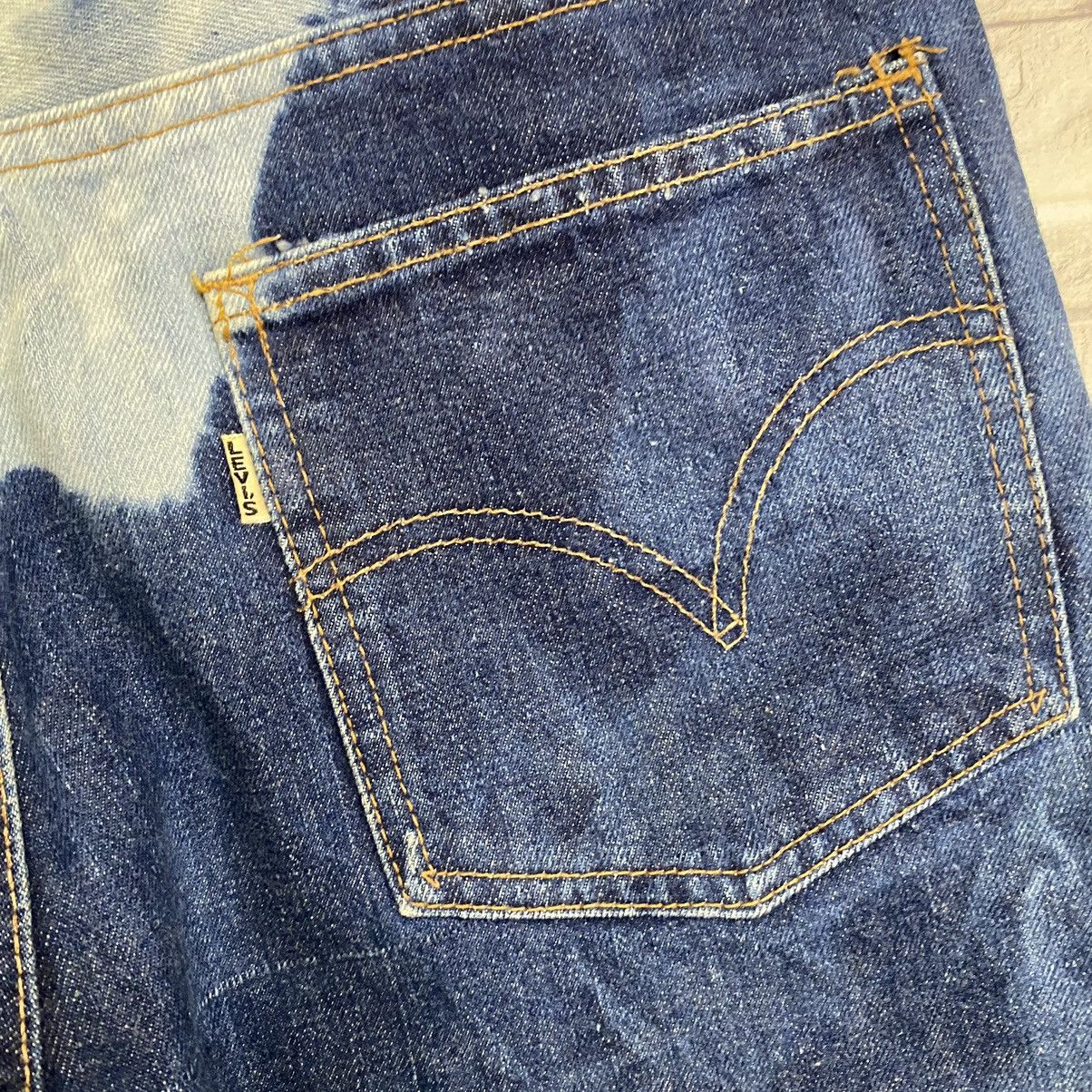 Levi's Vintage 60s Levis 605 Big E Bleach Jeans scovill Zipper Size US 32 / EU 48 - 16 Thumbnail