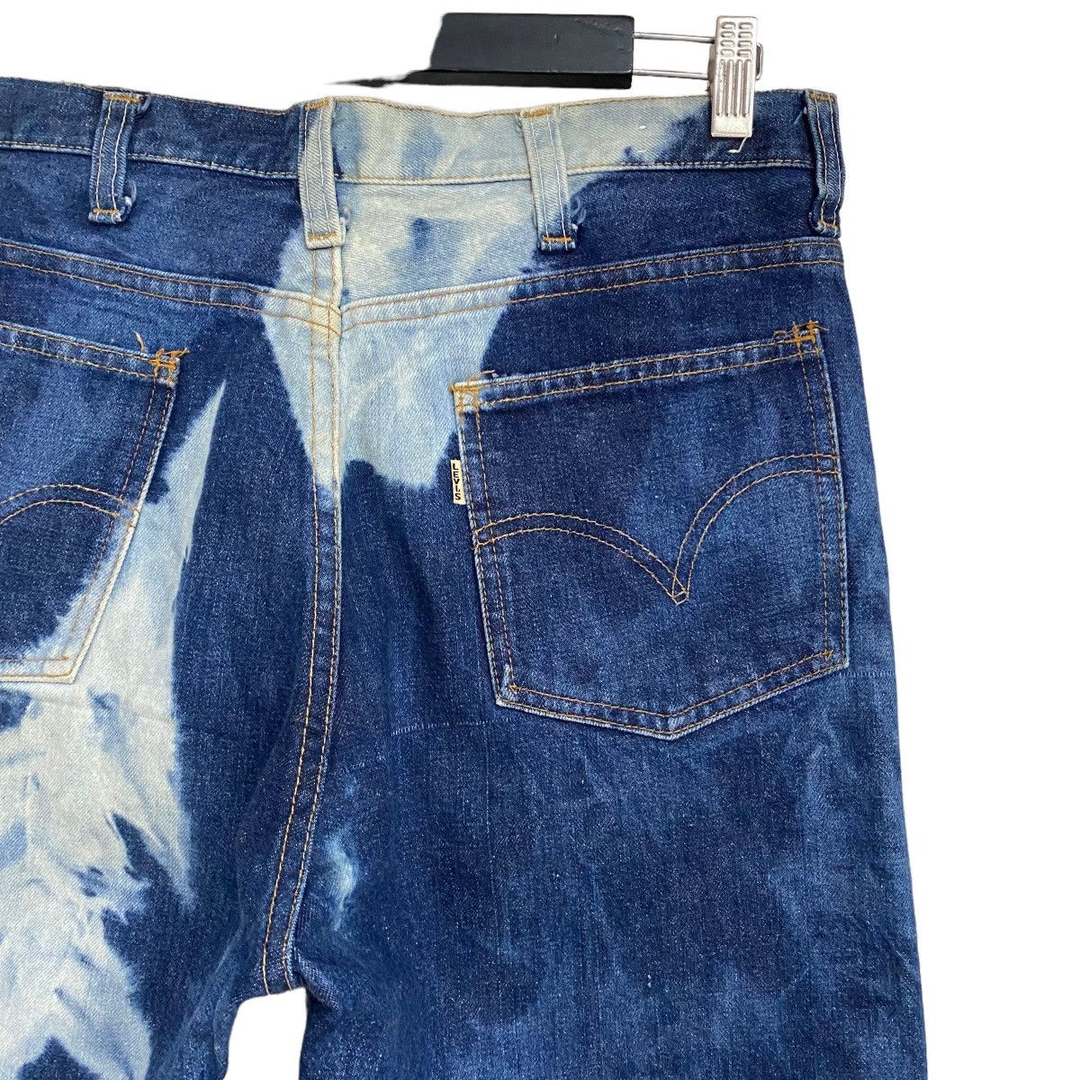 Levi's Vintage 60s Levis 605 Big E Bleach Jeans scovill Zipper Size US 32 / EU 48 - 10 Thumbnail