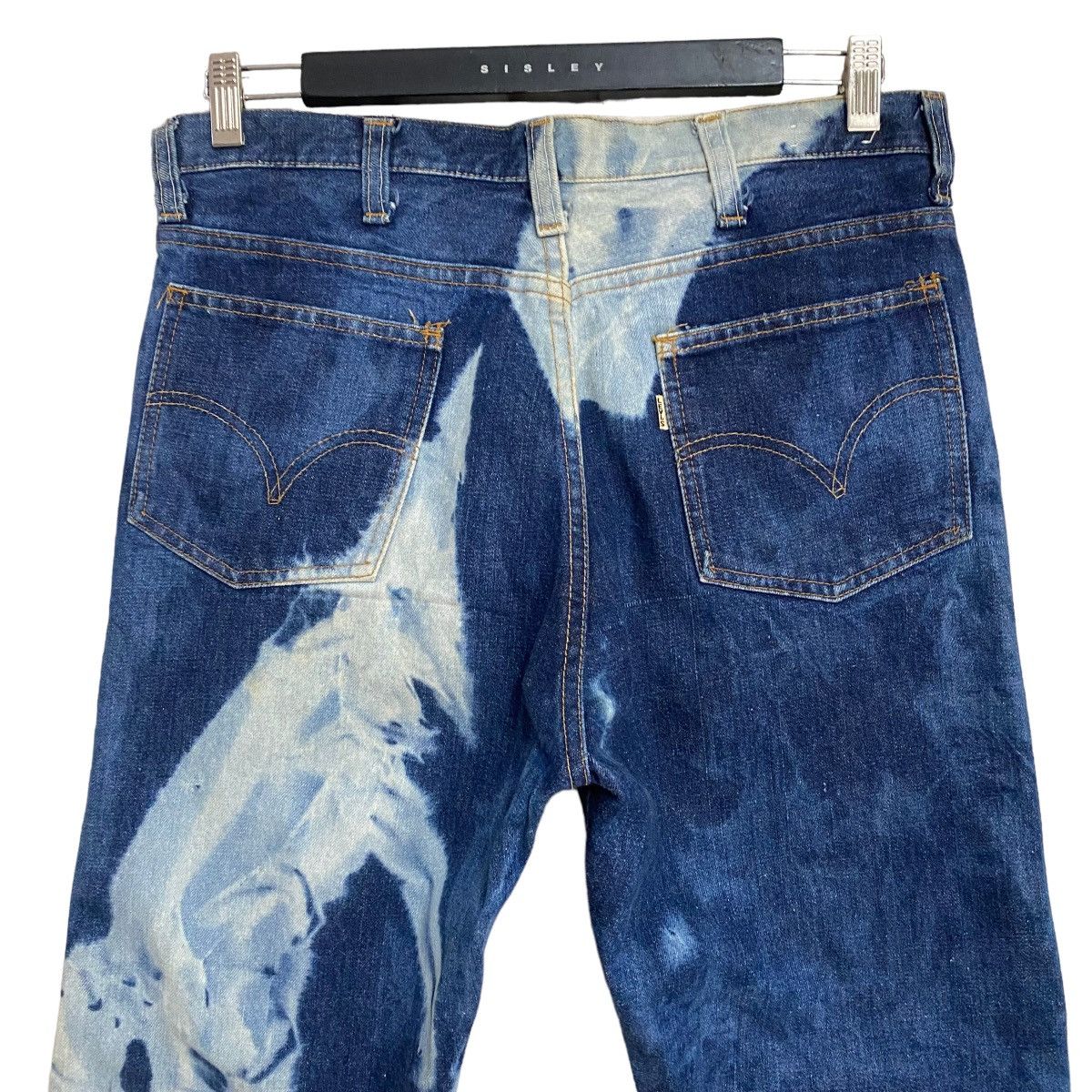 Levi's Vintage 60s Levis 605 Big E Bleach Jeans scovill Zipper Size US 32 / EU 48 - 9 Thumbnail