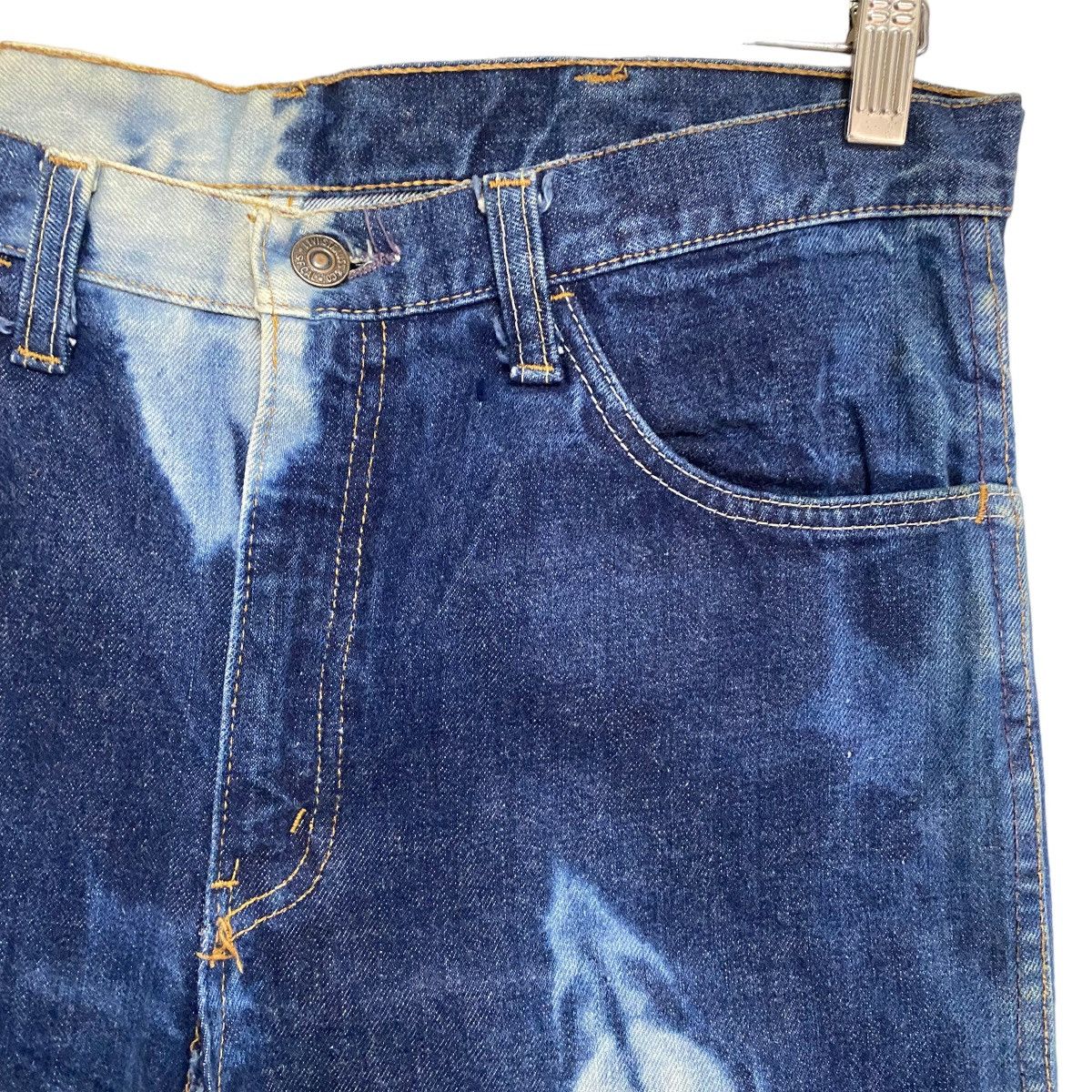 Levi's Vintage 60s Levis 605 Big E Bleach Jeans scovill Zipper Size US 32 / EU 48 - 5 Thumbnail