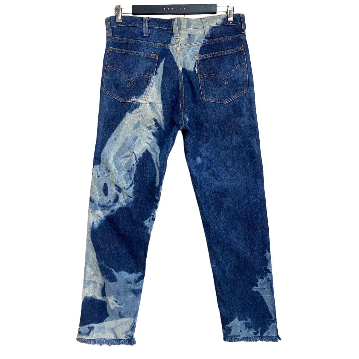 Levi's Vintage 60s Levis 605 Big E Bleach Jeans scovill Zipper Size US 32 / EU 48 - 2 Thumbnail