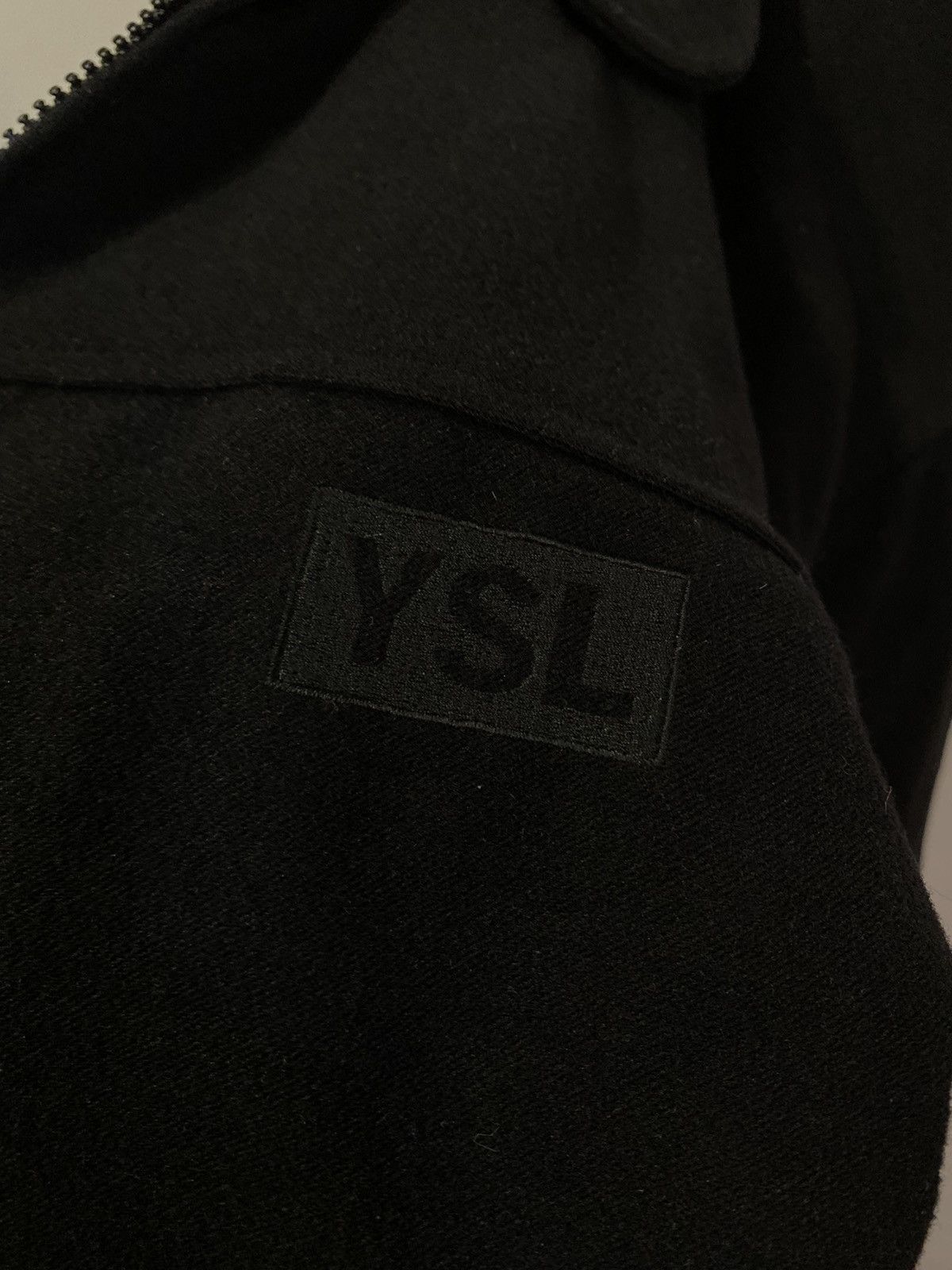 Yves Saint Laurent Black YSL Jacket Warmed Saint Laurent Jeans Size US L / EU 52-54 / 3 - 3 Thumbnail