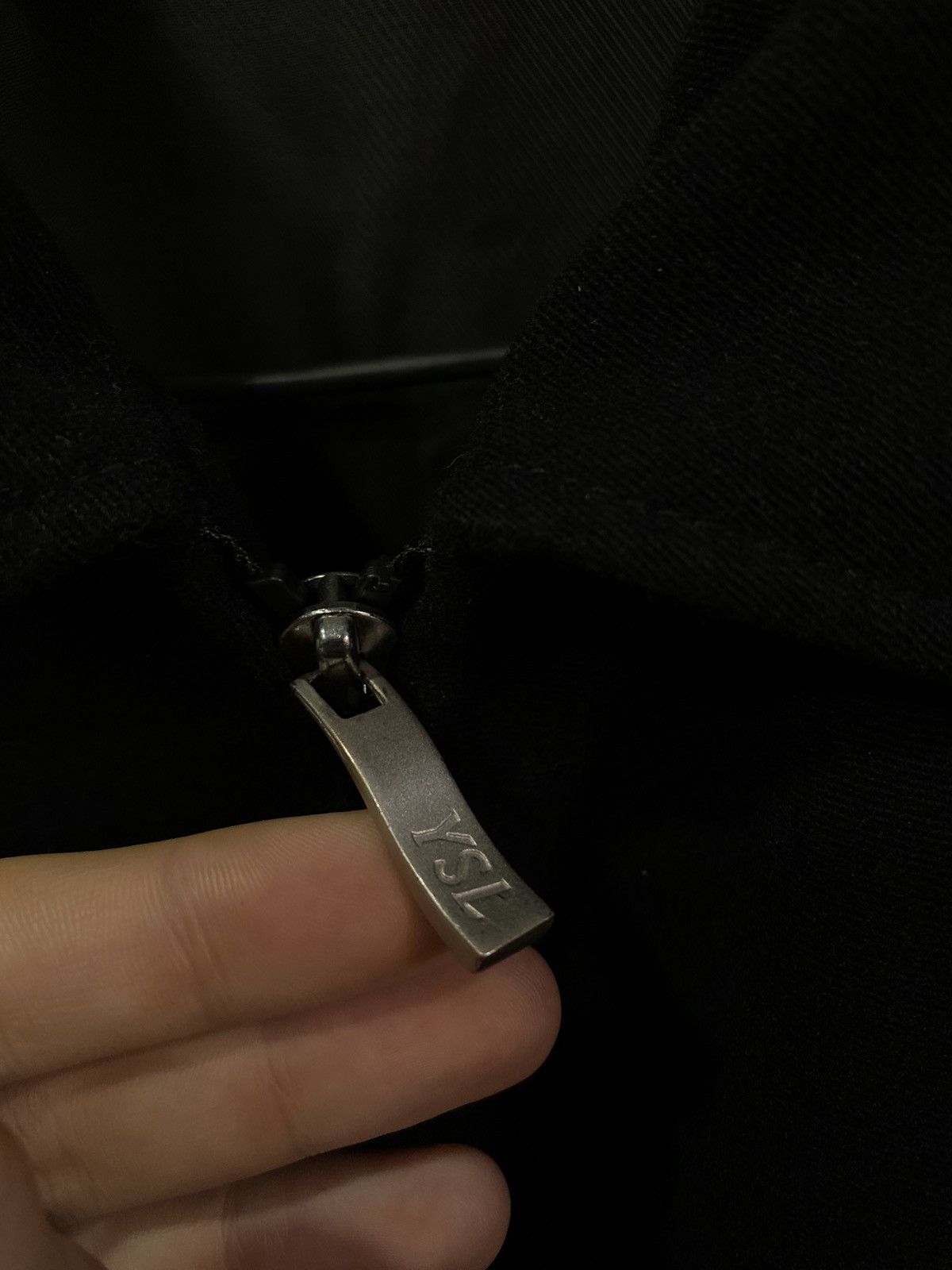 Yves Saint Laurent Black YSL Jacket Warmed Saint Laurent Jeans Size US L / EU 52-54 / 3 - 4 Thumbnail