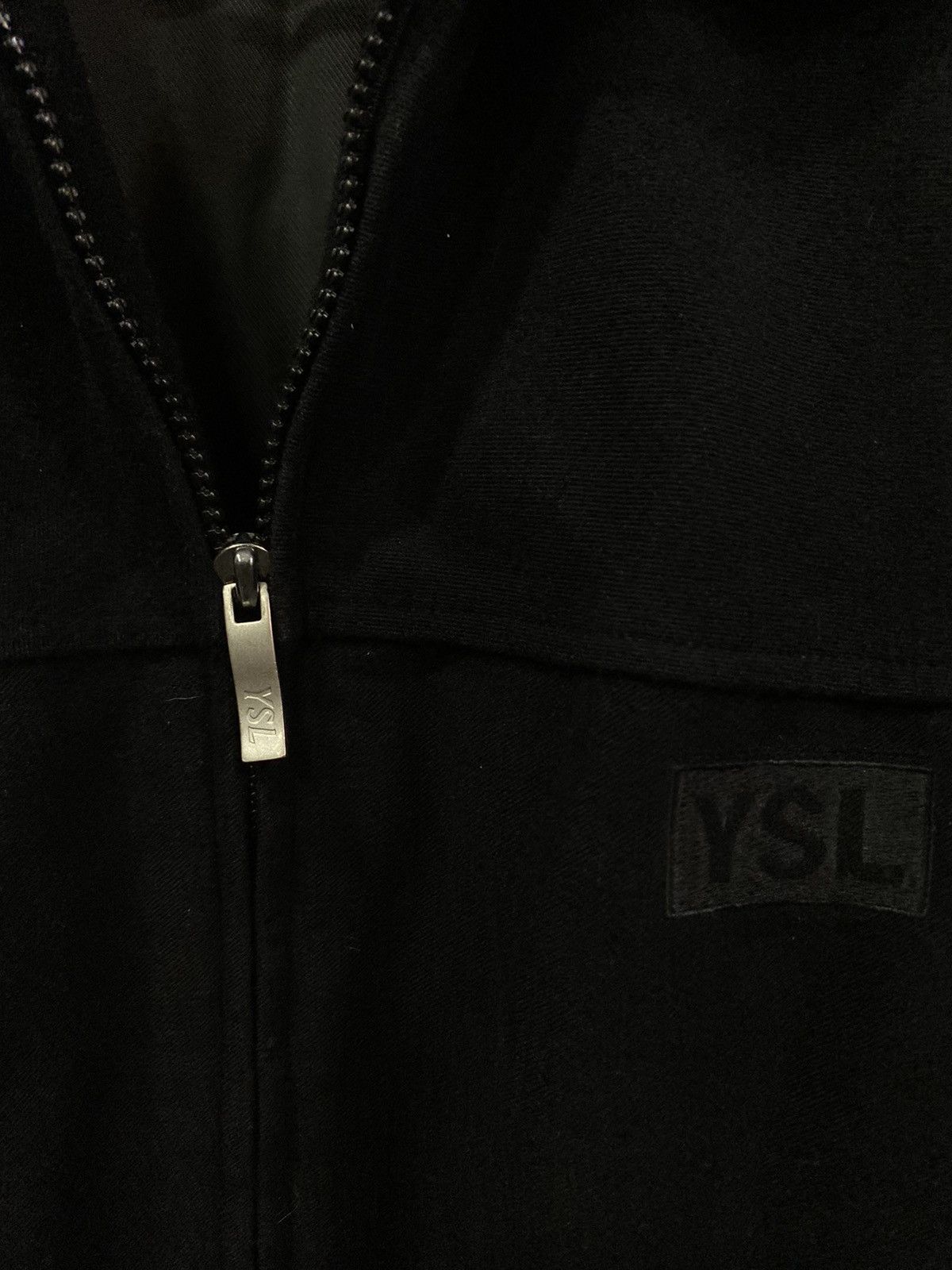 Yves Saint Laurent Black YSL Jacket Warmed Saint Laurent Jeans Size US L / EU 52-54 / 3 - 11 Thumbnail